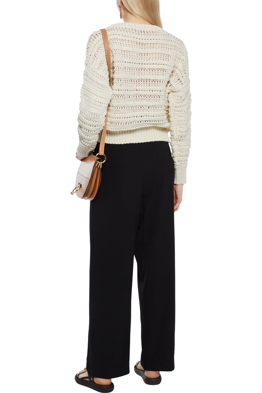 BRUNELLO CUCINELLI Pleated twill wide-leg pants