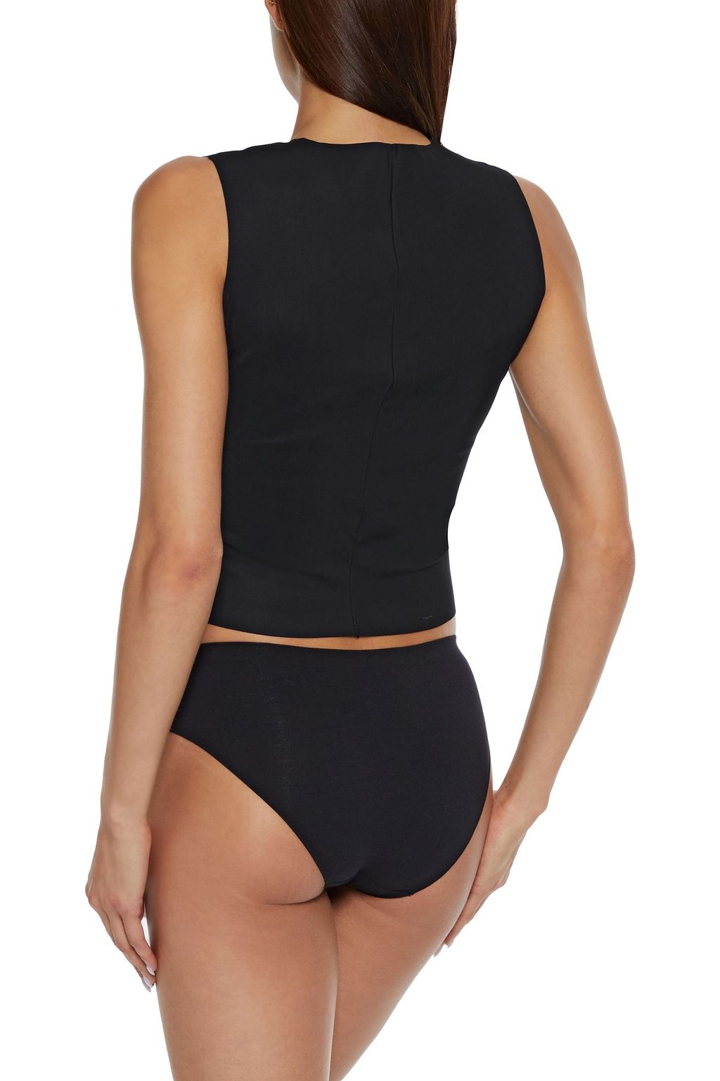 COMMANDO Bonded Signature cropped stretch tank