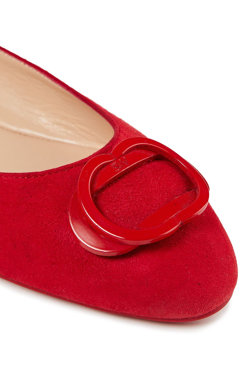 STUART WEITZMAN Adeliza Tonal suede ballet flats