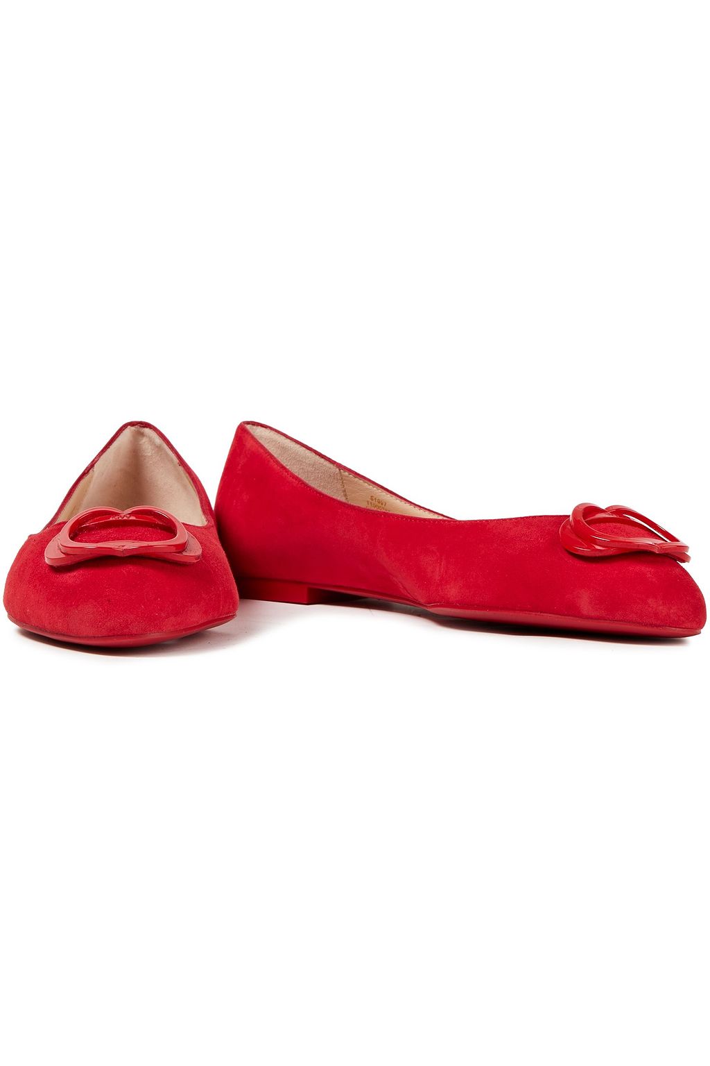 STUART WEITZMAN Adeliza Tonal suede ballet flats