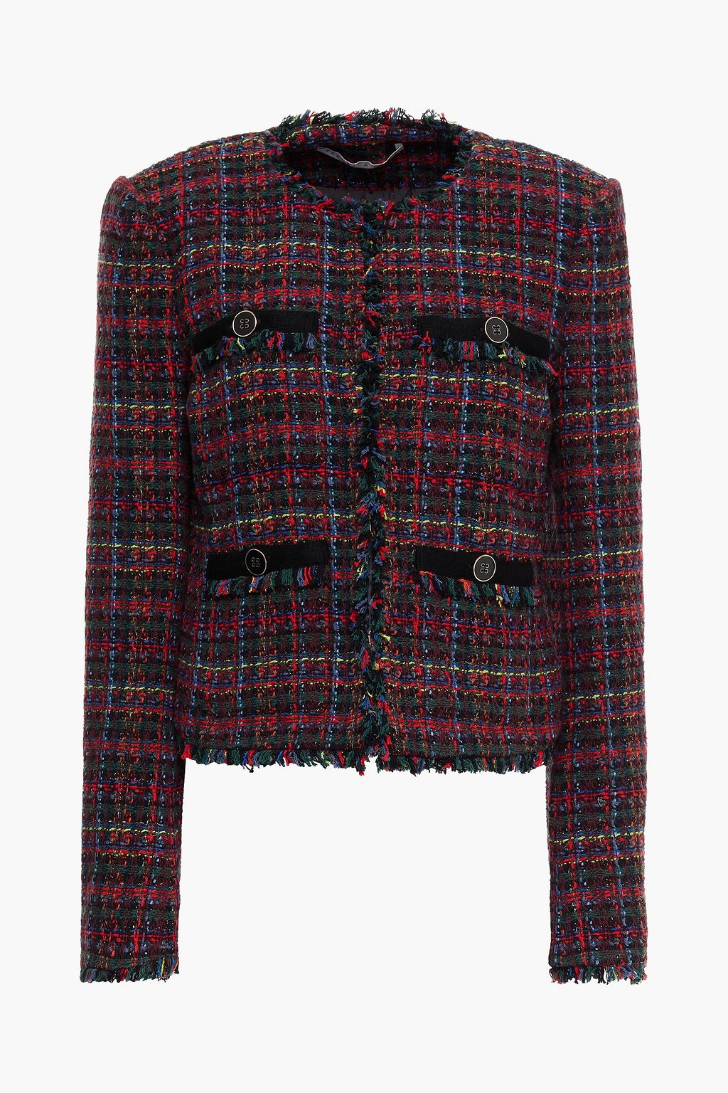 veronica beard metallic blazer