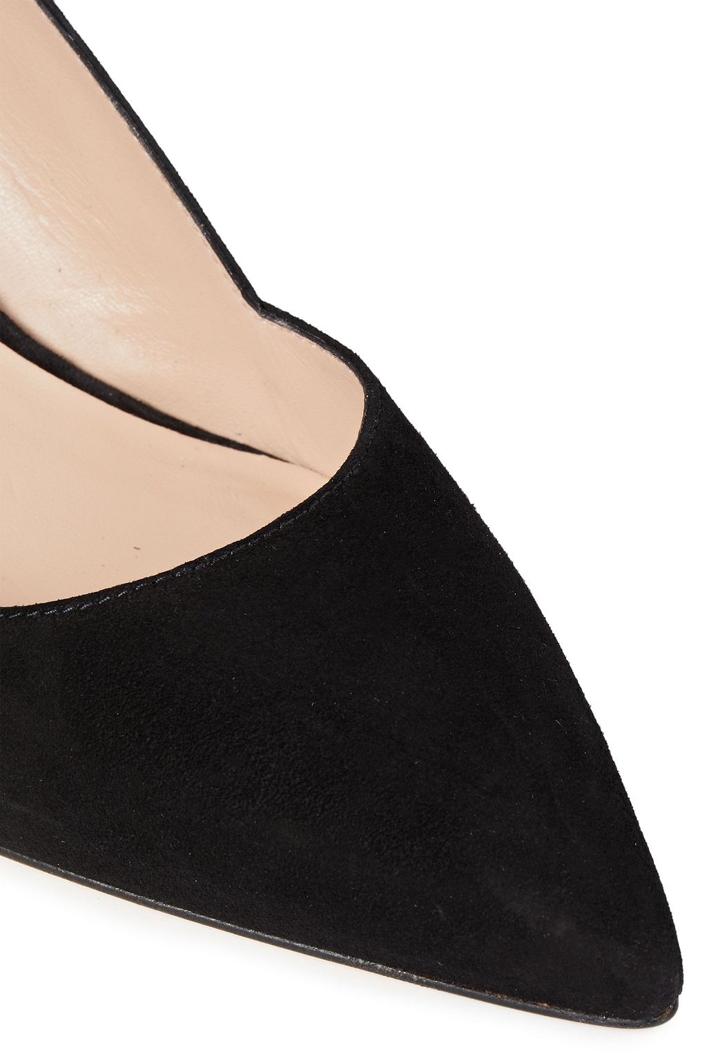STUART WEITZMAN Leilana 75 suede slingback pumps