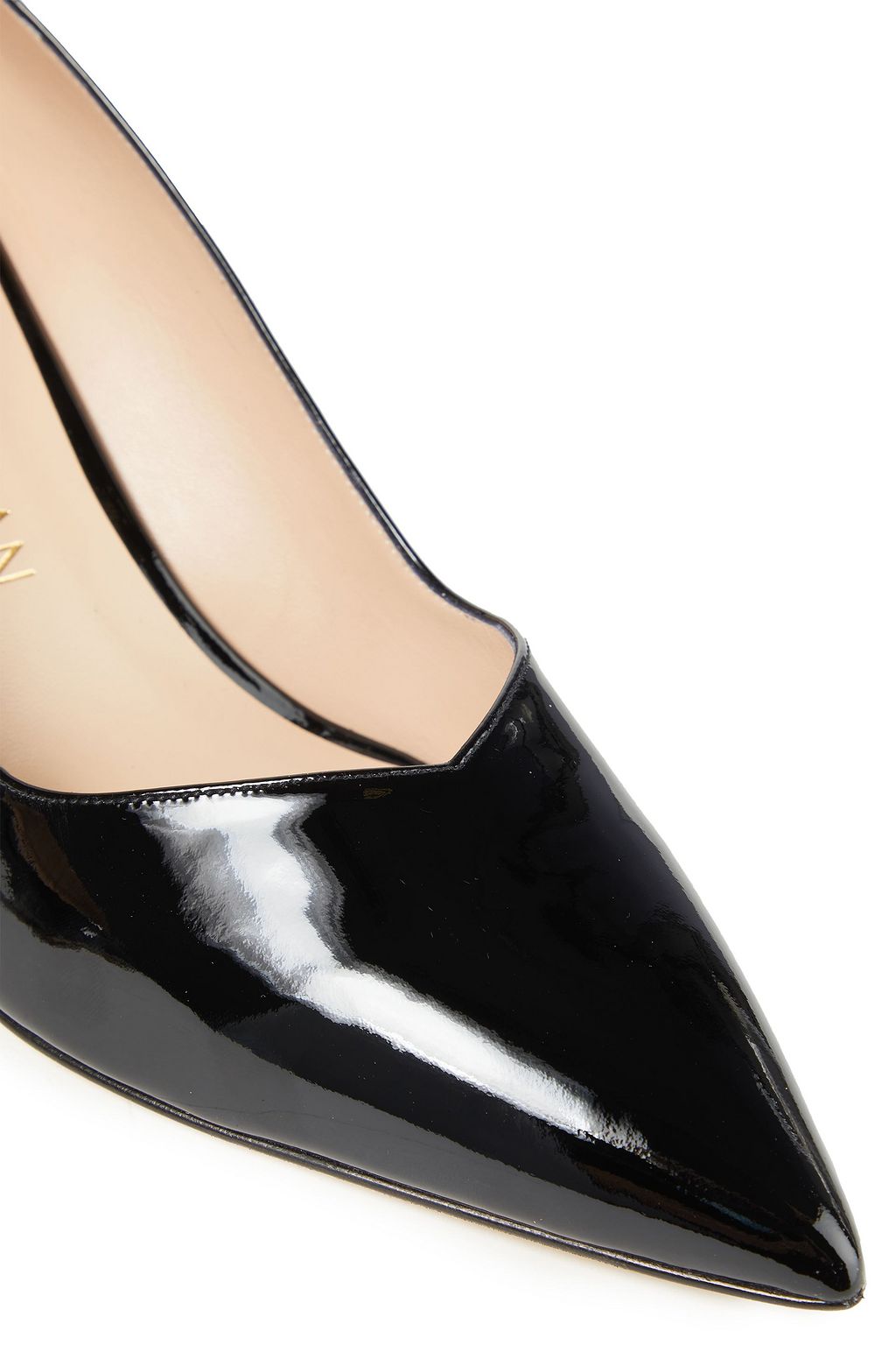STUART WEITZMAN Anny 70 patent-leather pumps