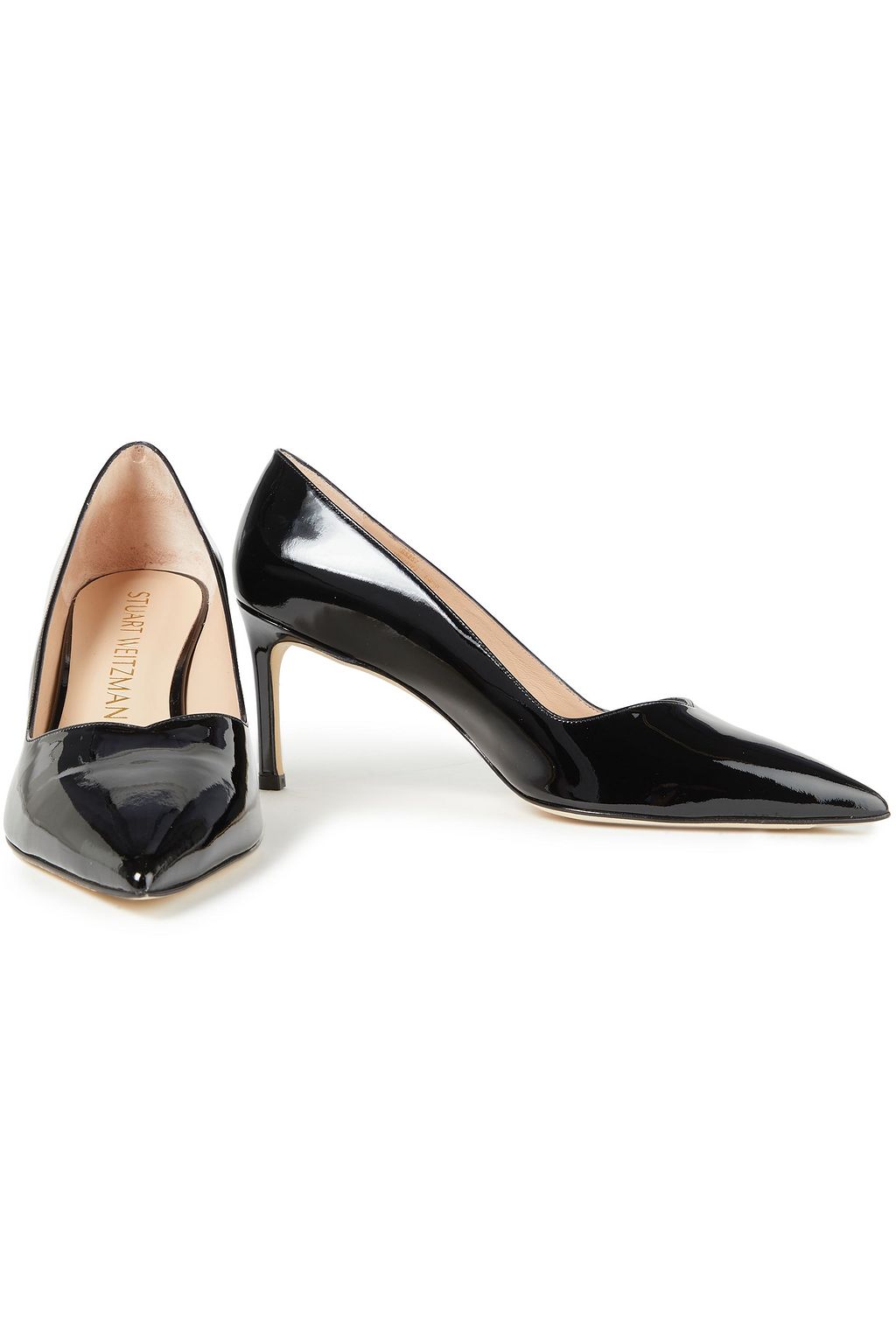 STUART WEITZMAN Anny 70 patent-leather pumps