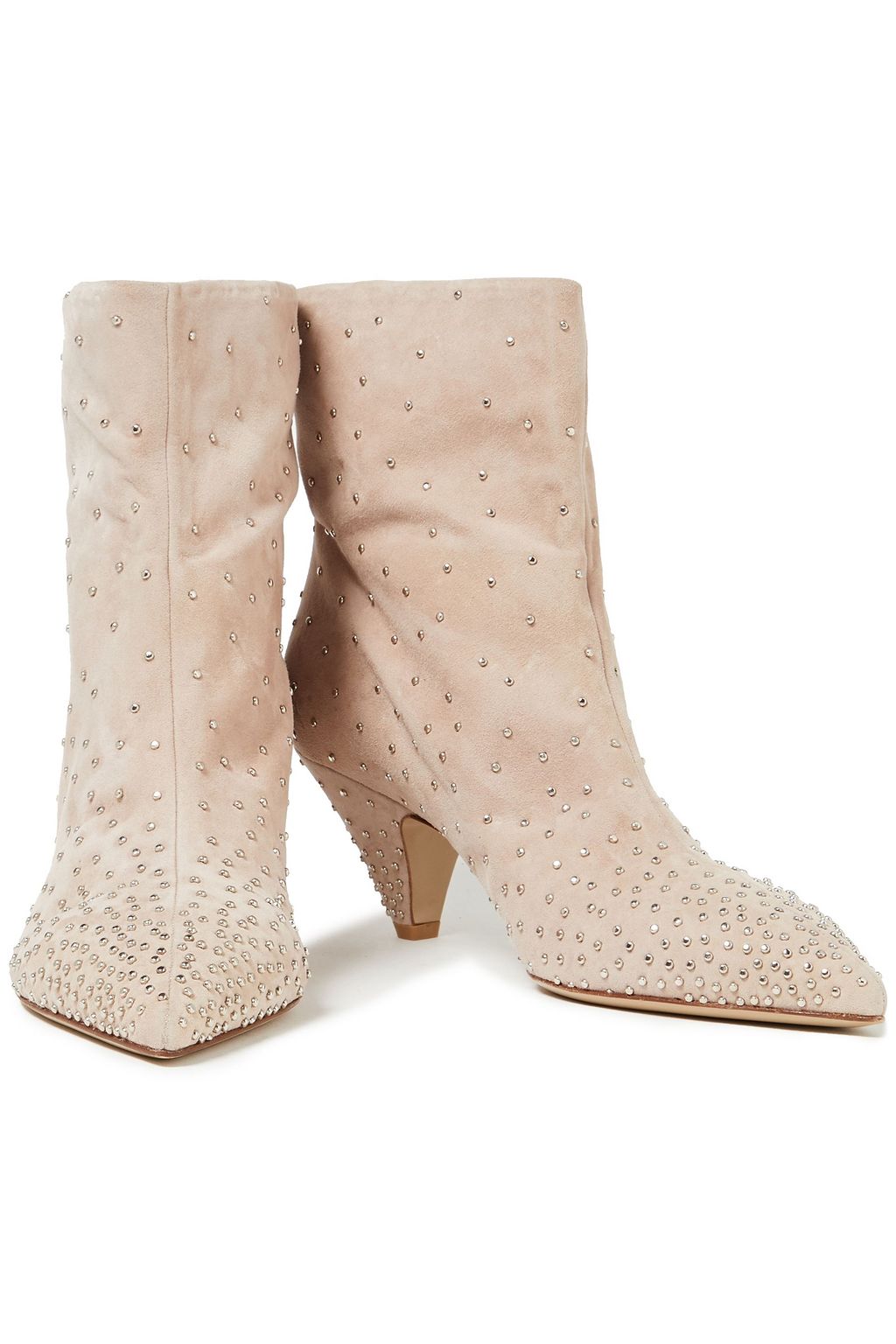 VALENTINO GARAVANI Studded suede ankle boots