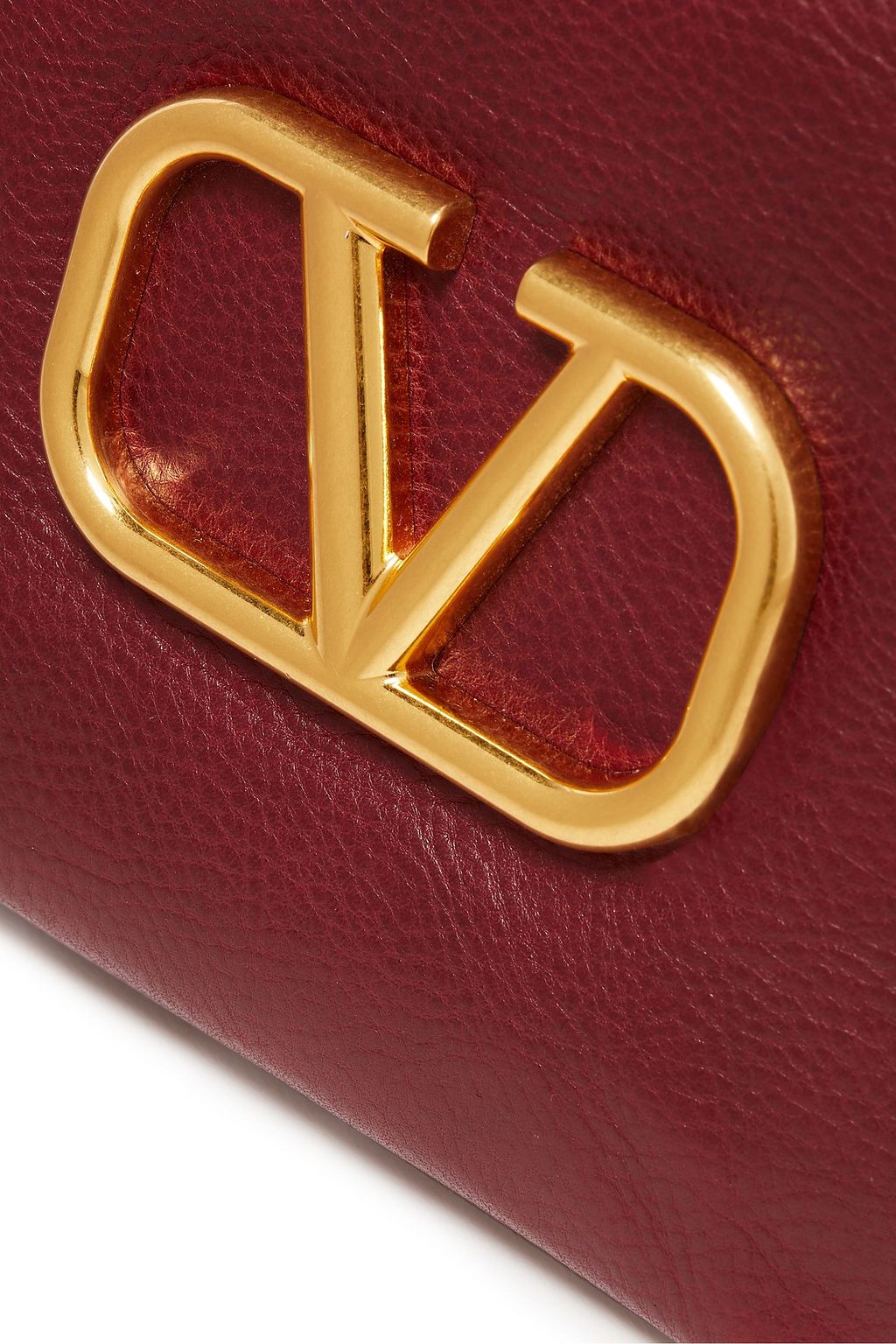 VALENTINO GARAVANI Rockstud pebbled-leather bucket bag