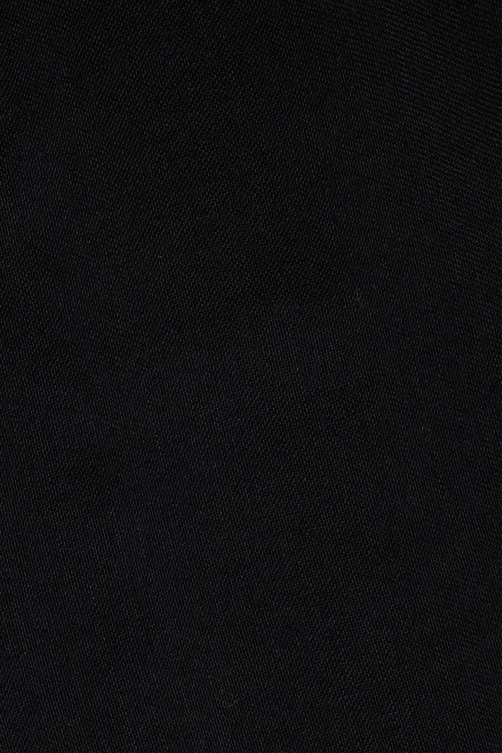 VALENTINO GARAVANI Lace-trimmed modal and cashmere-blend gauze scarf
