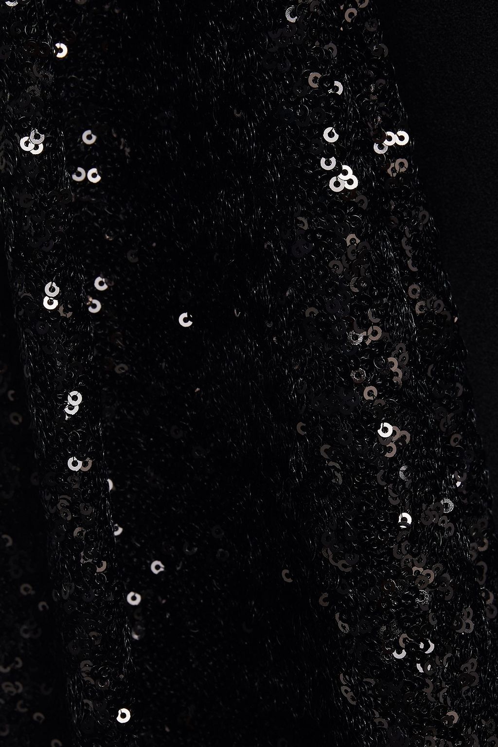 SOLACE LONDON Off-the-shoulder sequin-embellished stretch-crepe gown