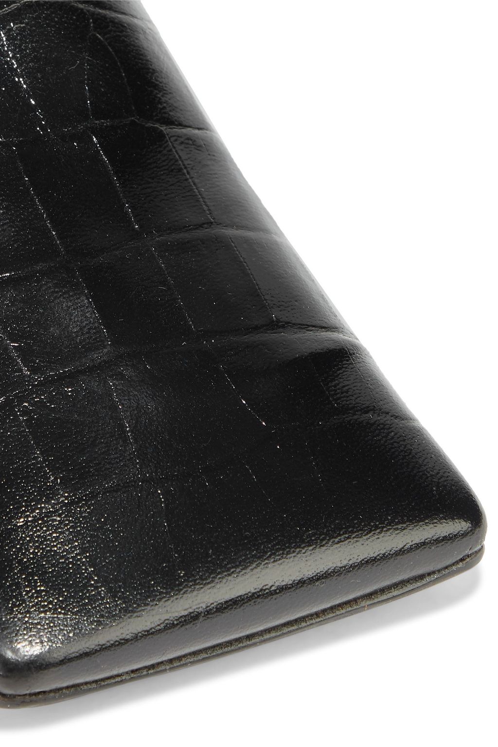 MIISTA Ivya croc-effect leather pumps