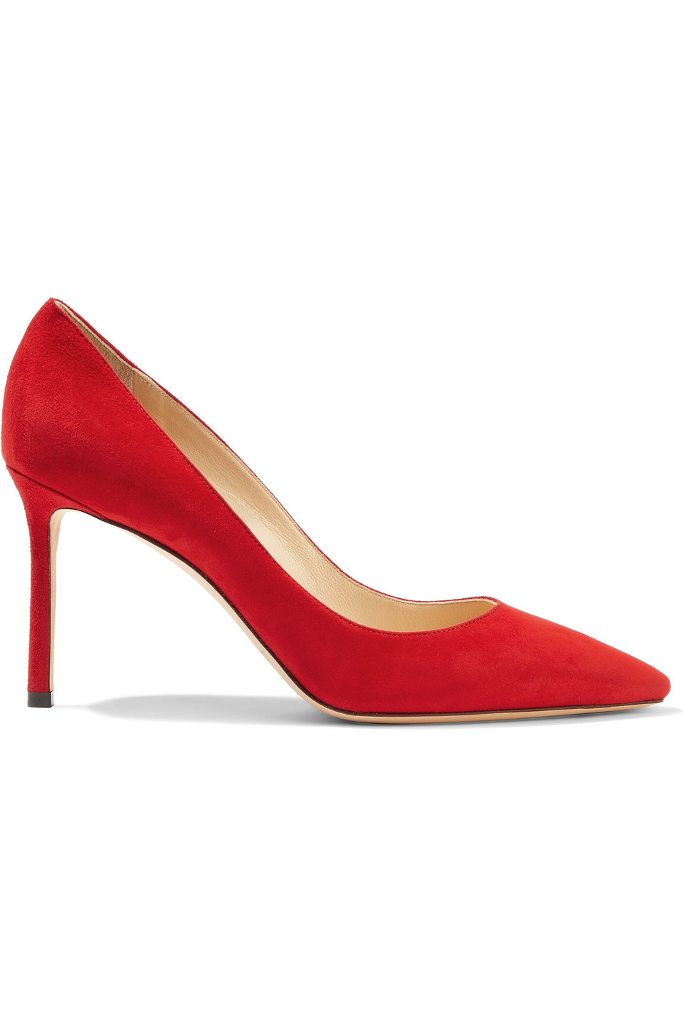 Romy 85 suede pumps