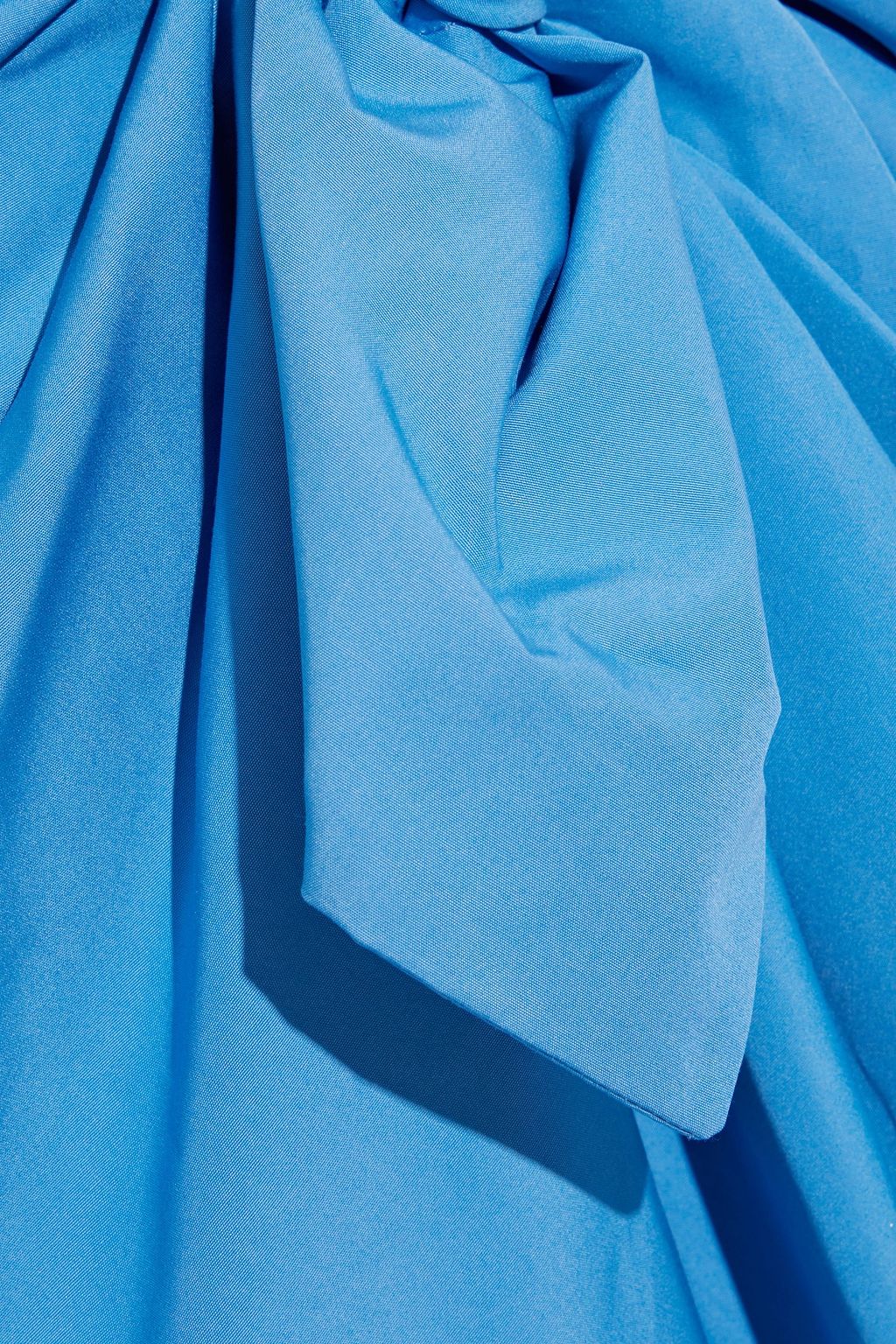 MARNI Wrap-effect knotted cotton-poplin midi skirt