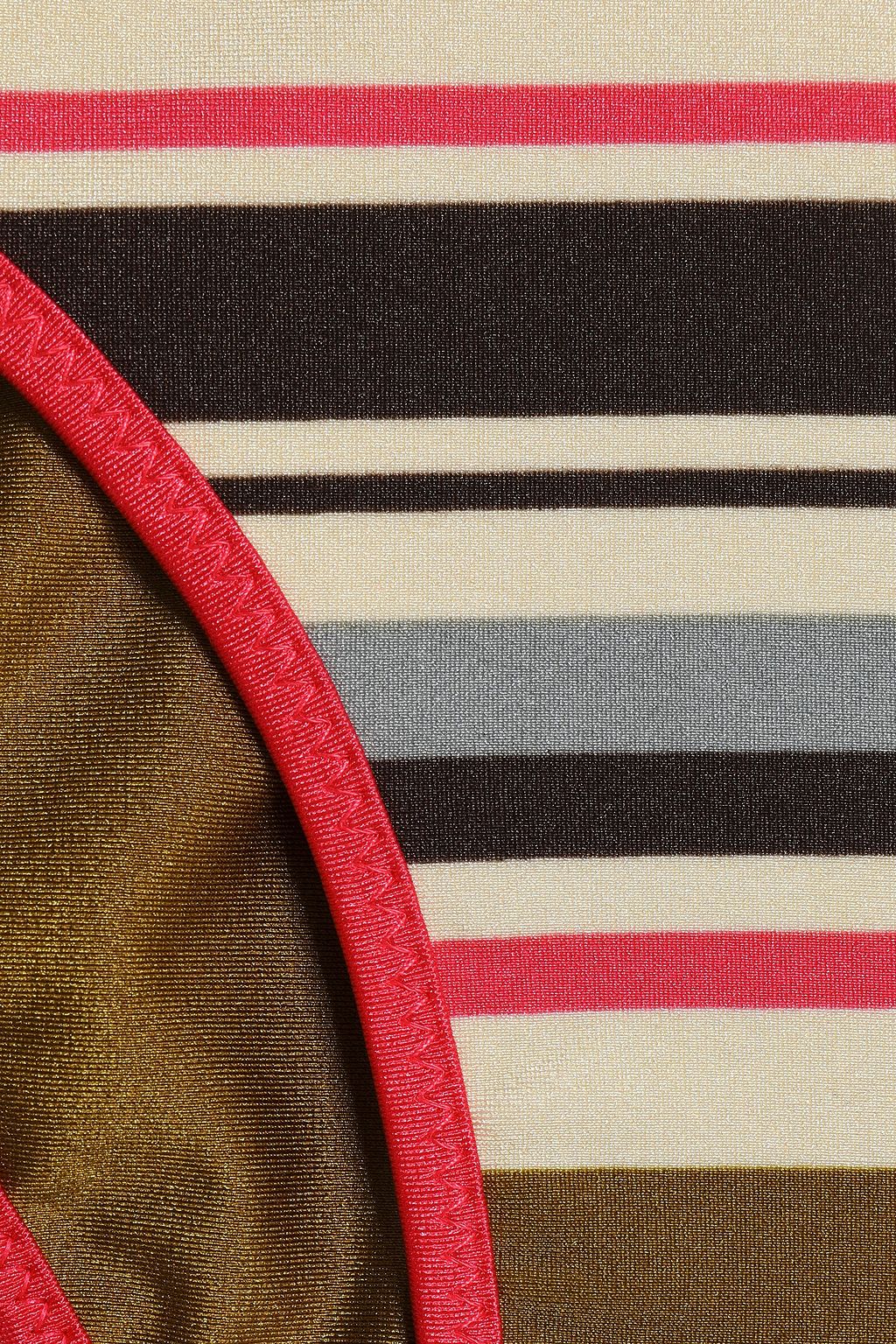 ZIMMERMANN Striped triangle bikini