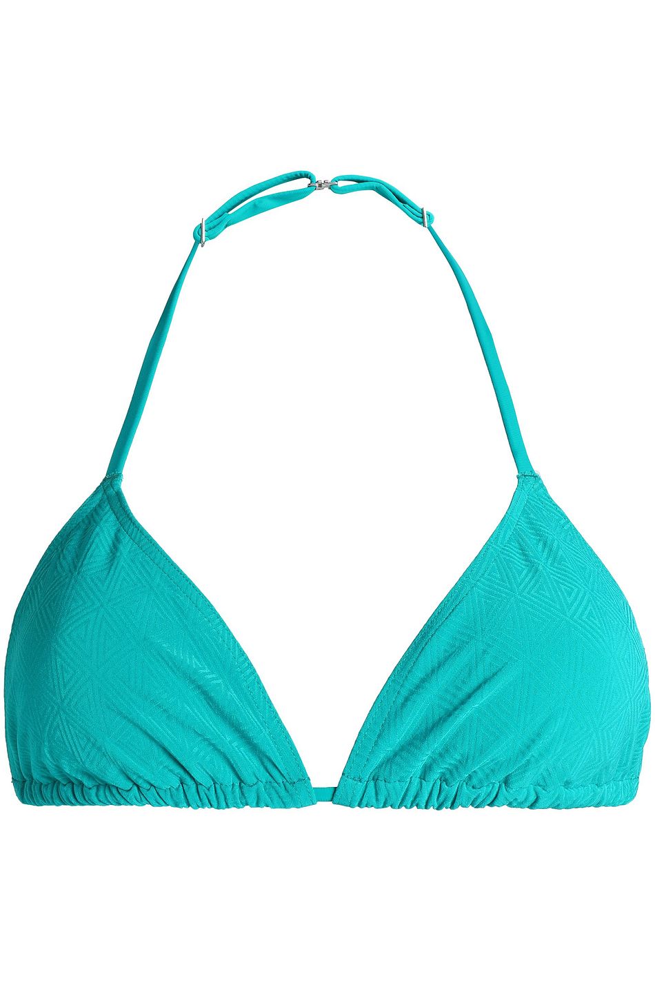 turquoise triangle bikini