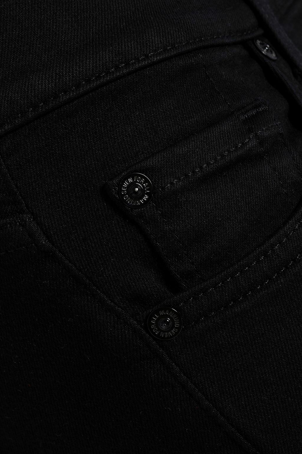 7 FOR ALL MANKIND Cropped high-rise skinny jeans