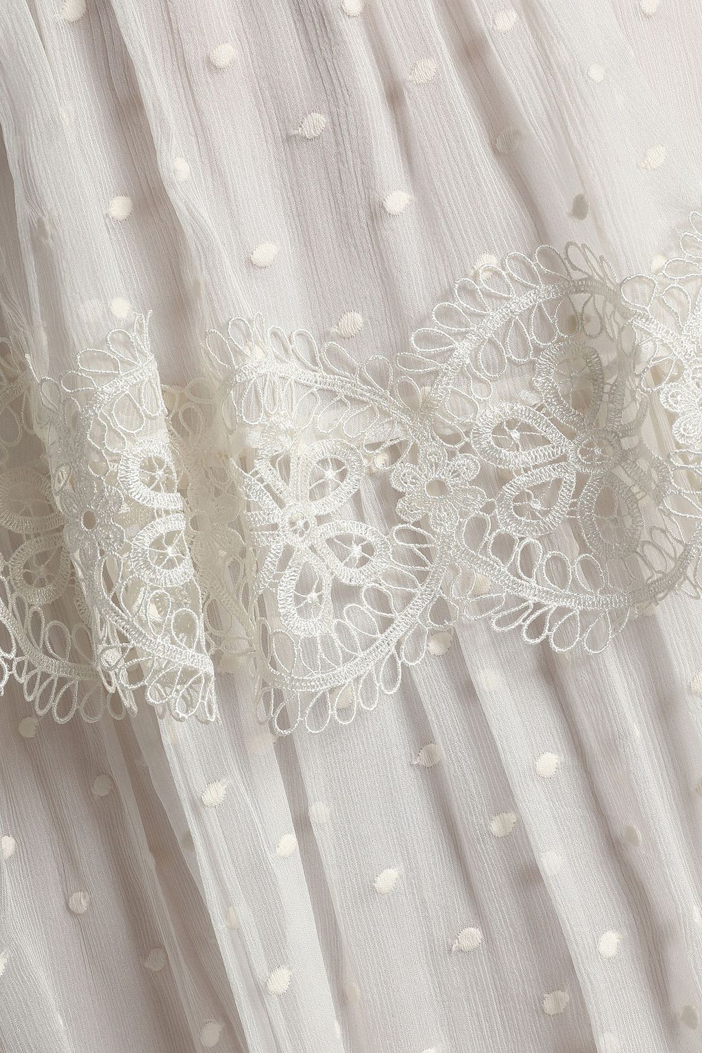 ZIMMERMANN Tiered Swissdot midi dress THE