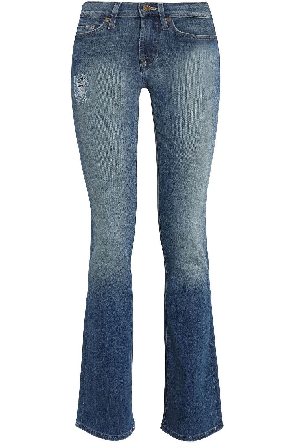 low rise bootcut jeans