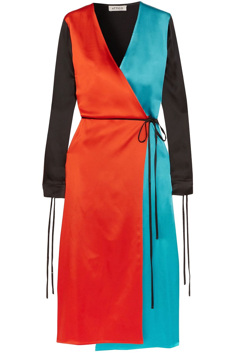 attico wrap dress