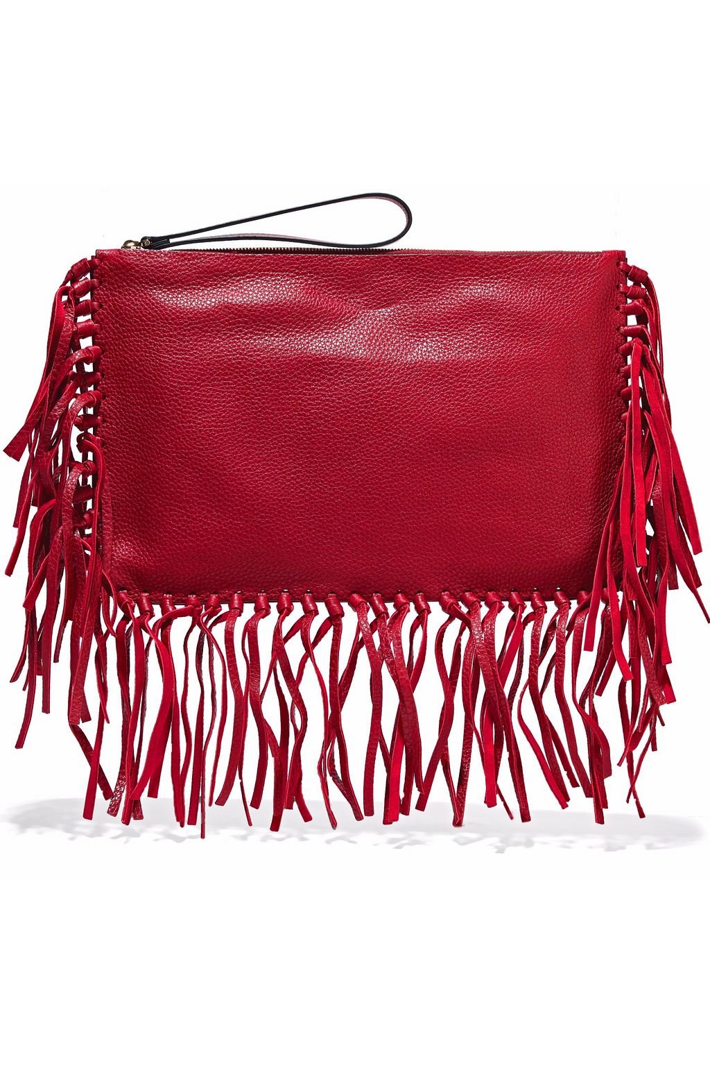 fringe valentino clutch bag
