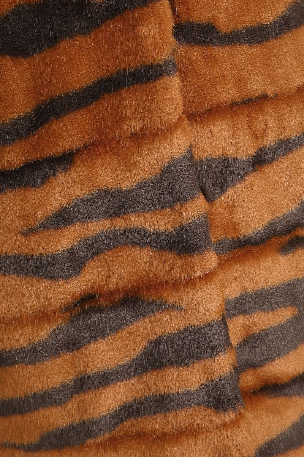 MSGM Printed faux fur coat