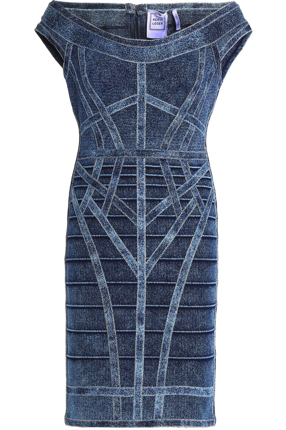 stretch denim dress