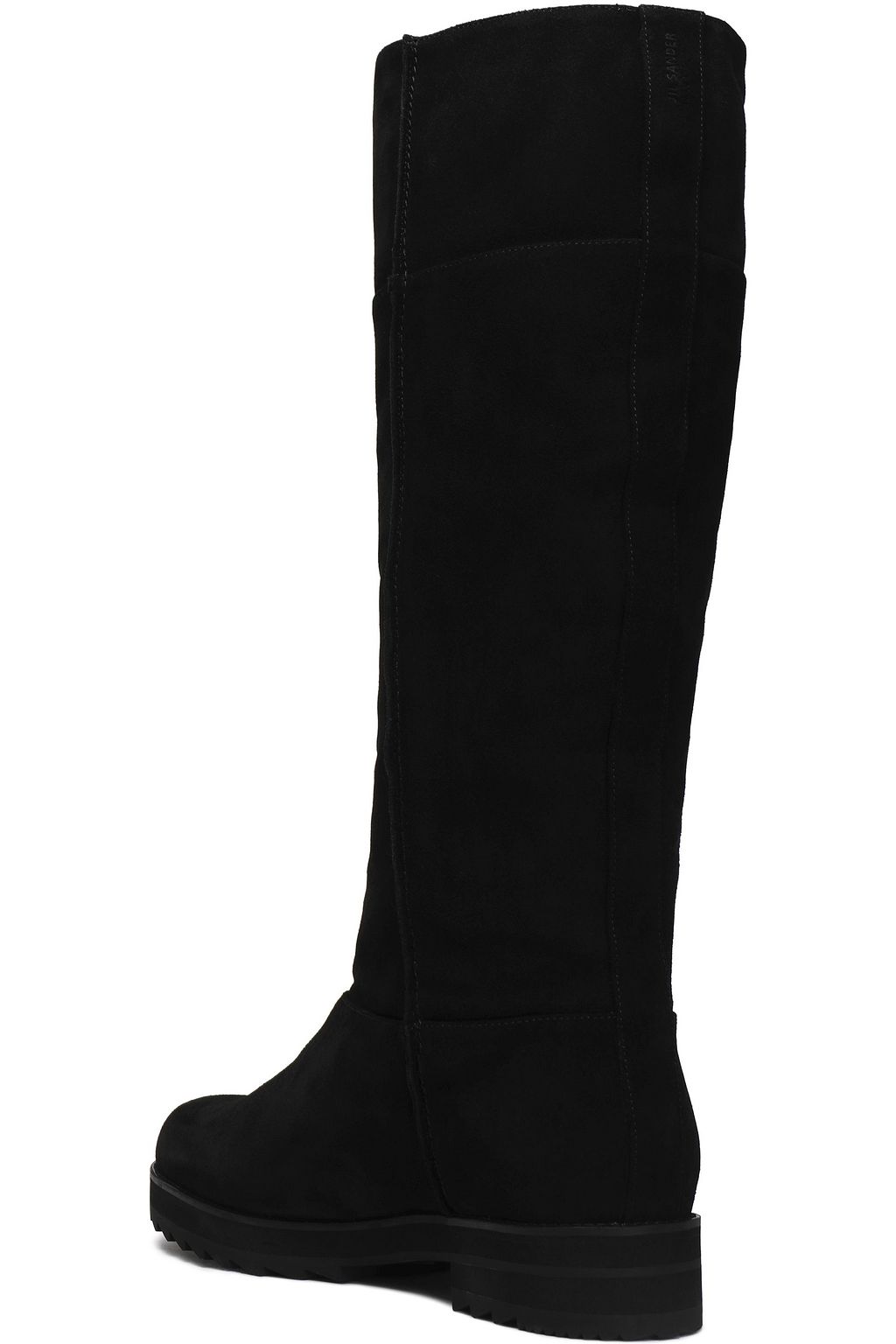 JIL SANDER NAVY Suede knee boots