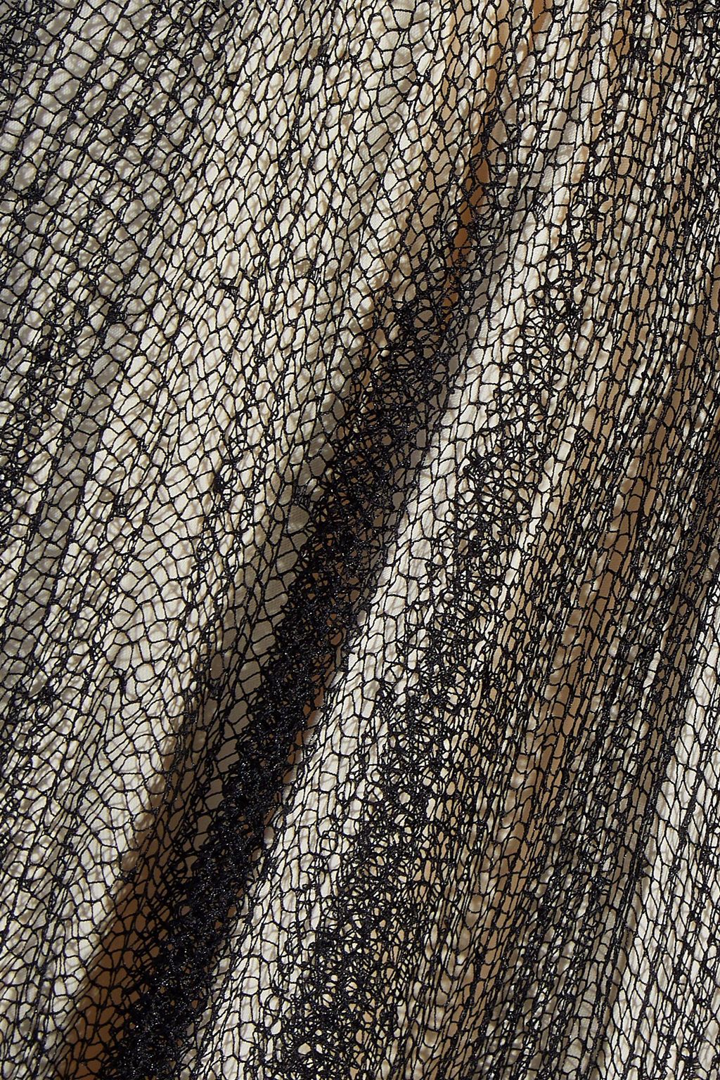 PHILOSOPHY DI LORENZO SERAFINI Pleated point d'esprit midi skirt