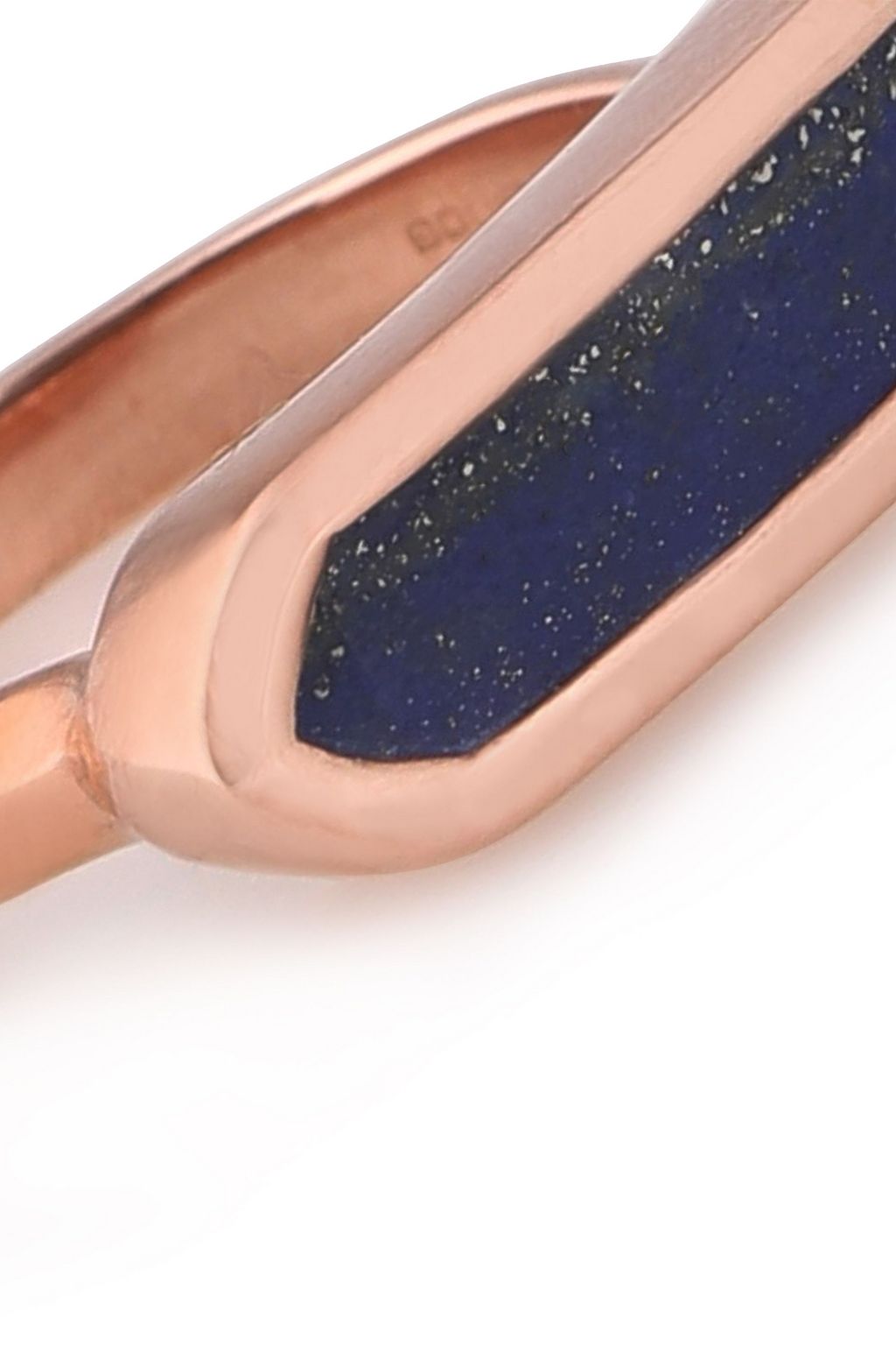 MONICA VINADER Baja 18-karat rose gold vermeil lapis lazuli ring