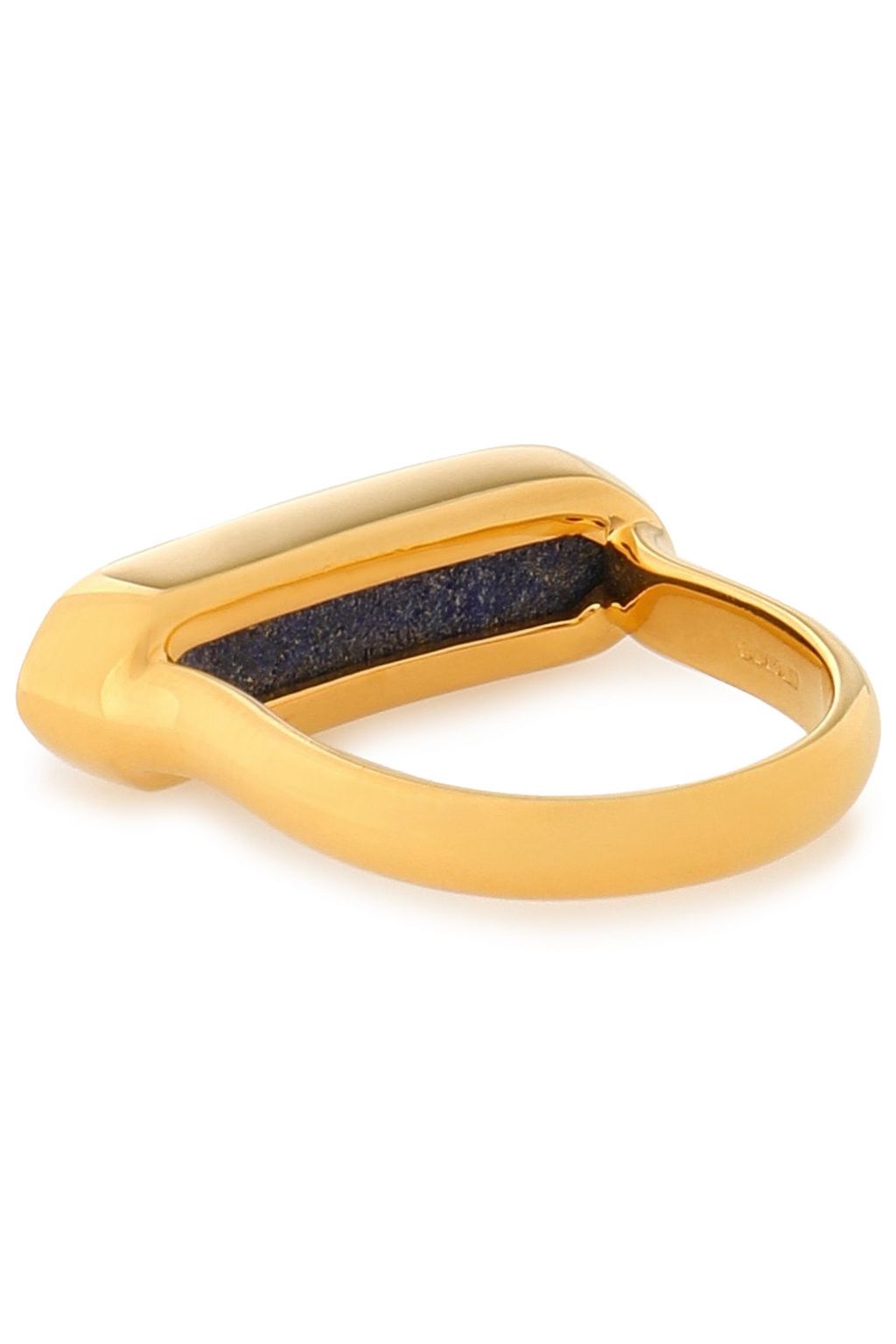 MONICA VINADER Baja 18-karat gold vermeil lapis lazuli ring
