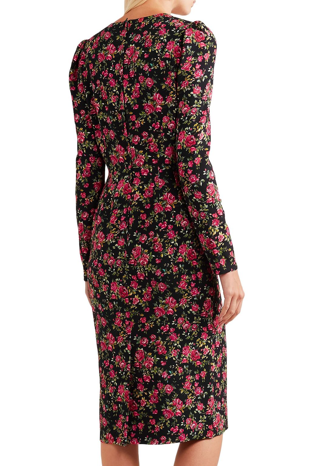 DOLCE&GABBANA Floral-print crepe dress