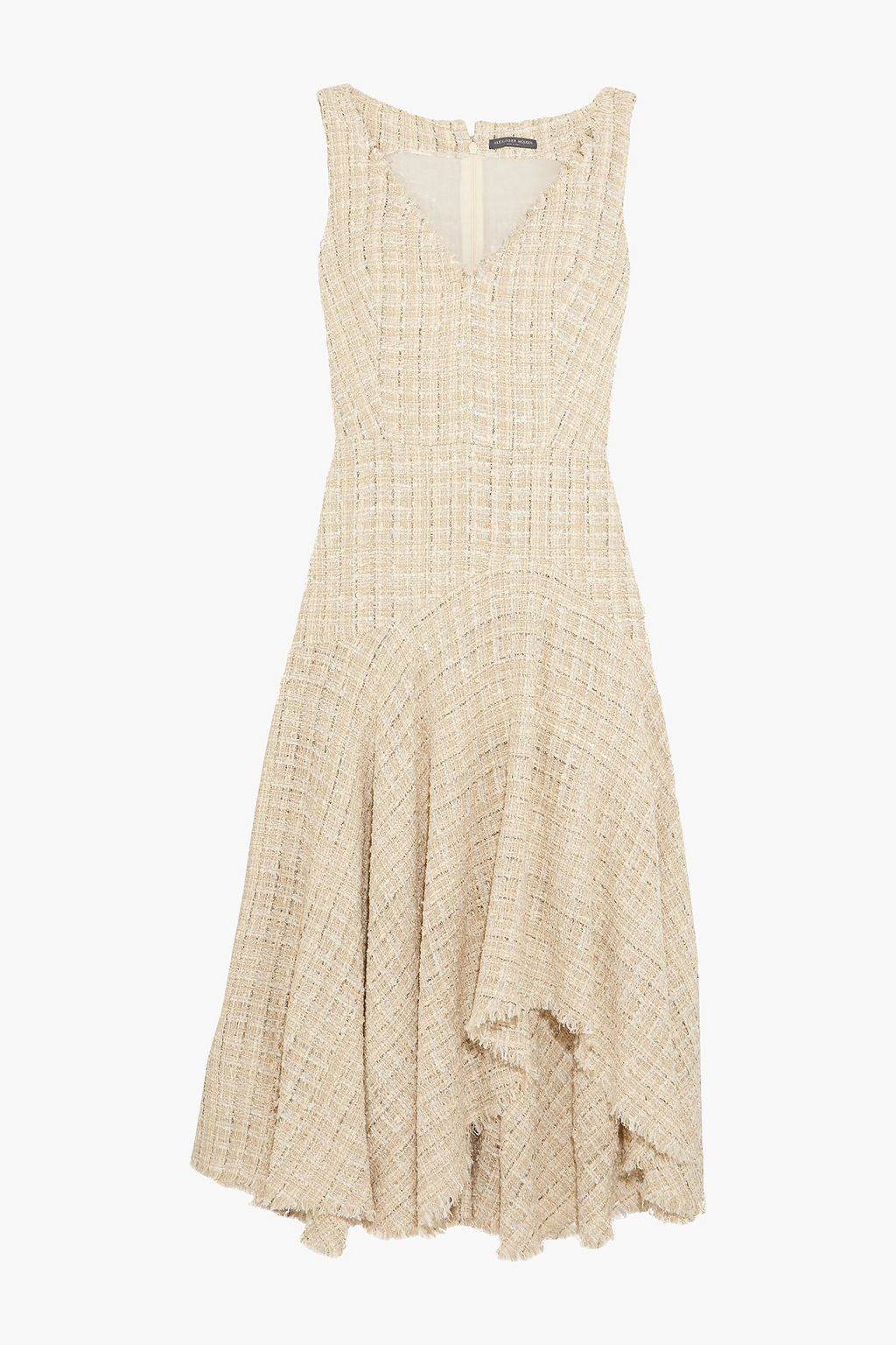 tweed dress midi