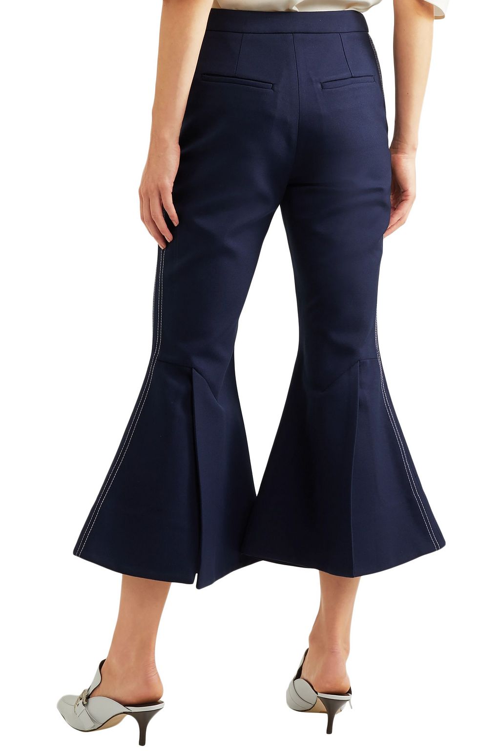 ELLERY Cantina crepe kick-flare pants