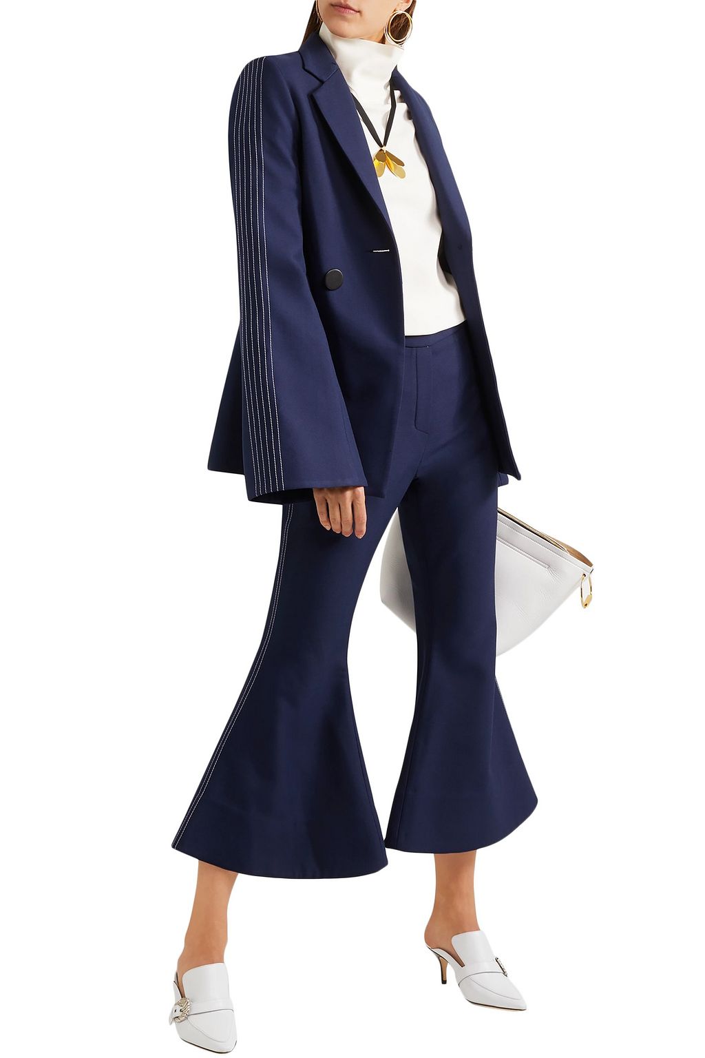 ELLERY Cantina crepe kick-flare pants