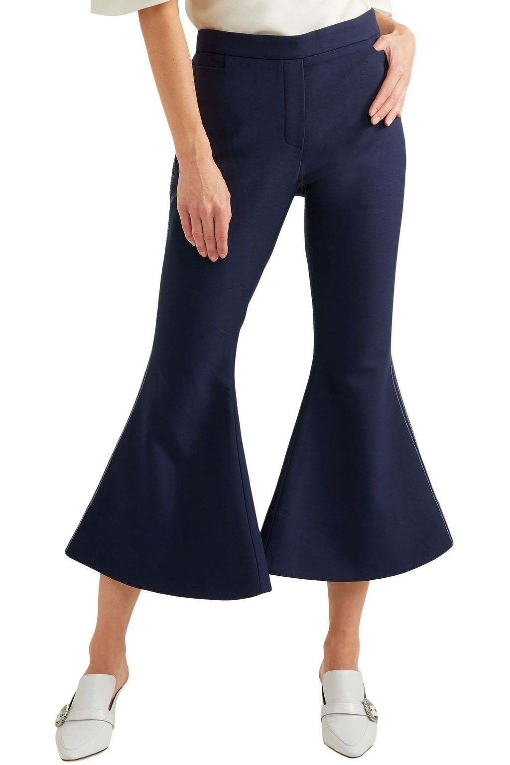 ELLERY Cantina crepe kick-flare pants