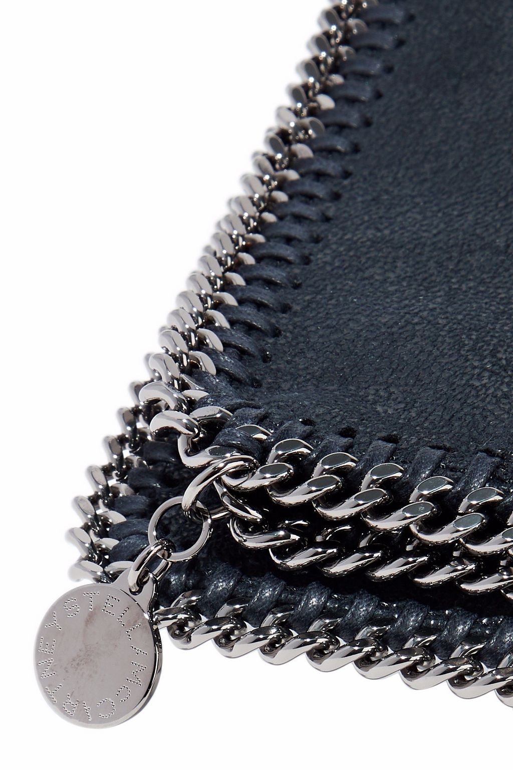 STELLA MCCARTNEY Falabella brushed faux-leather clutch