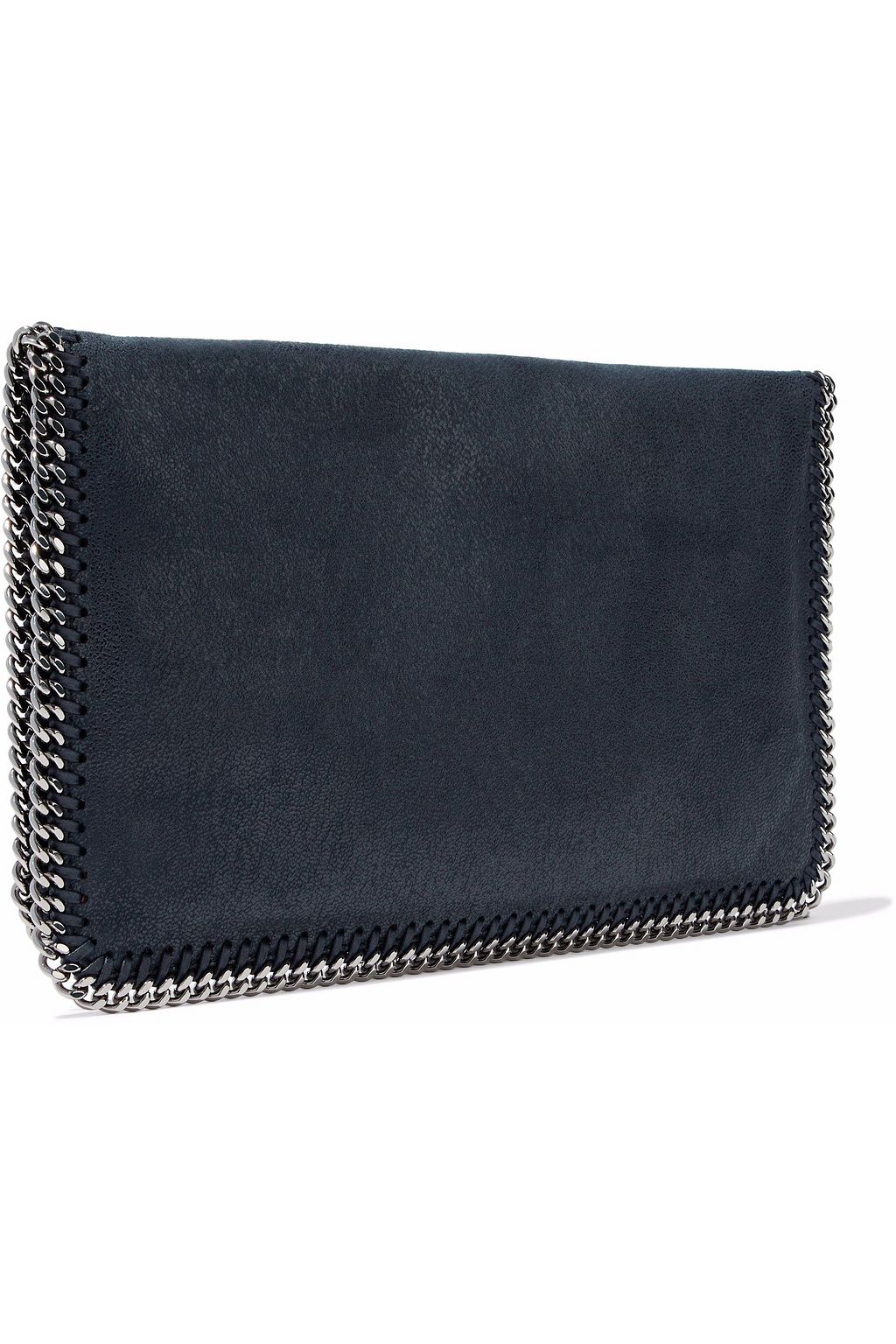 STELLA MCCARTNEY Falabella brushed faux-leather clutch