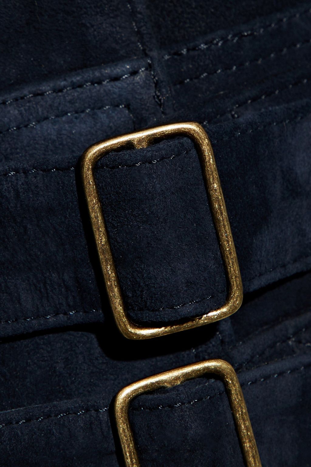 METEO BY YVES SALOMON Shearling-lined suede jacket
