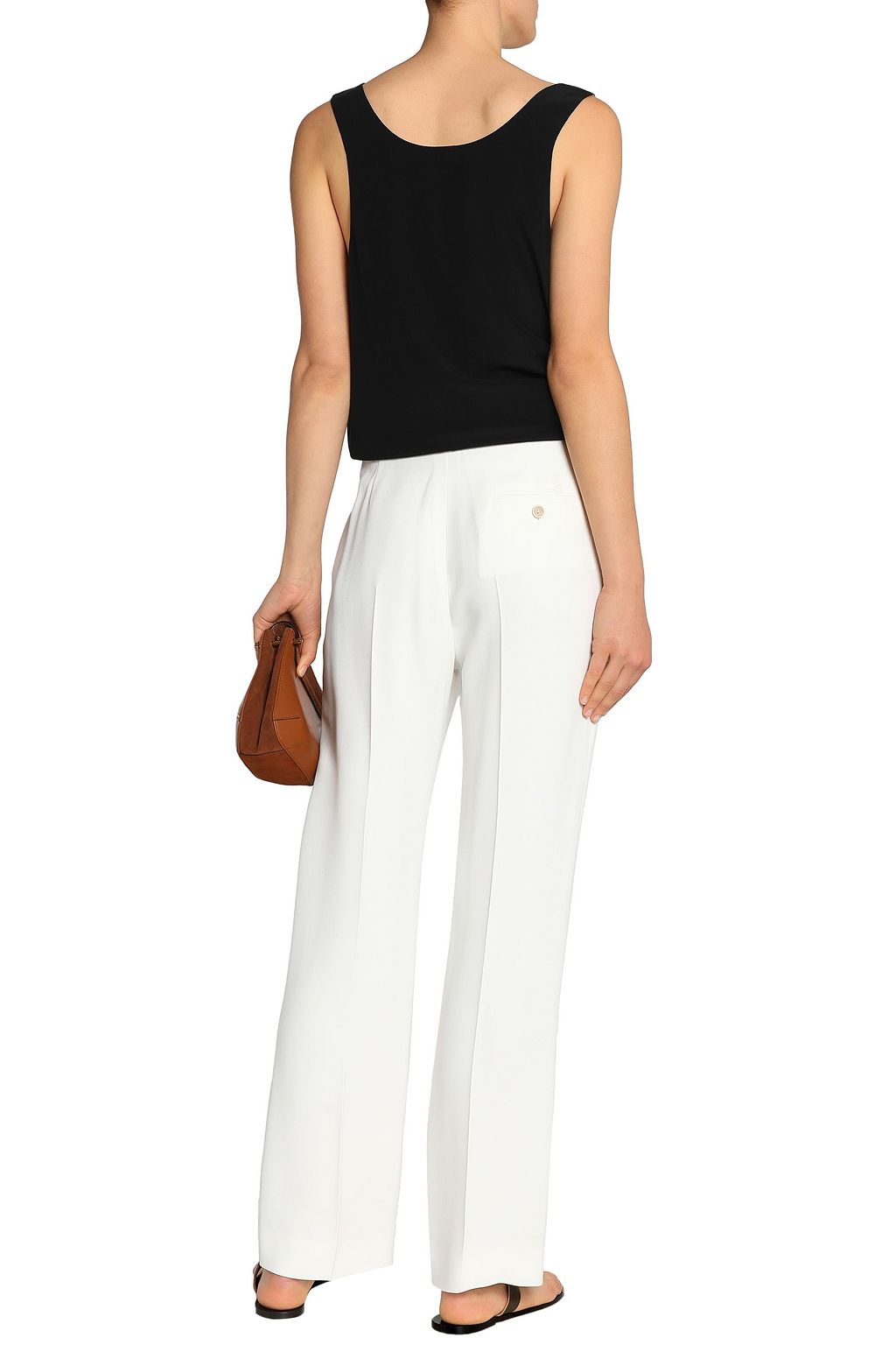 CHLOÉ Crepe straight-leg pants