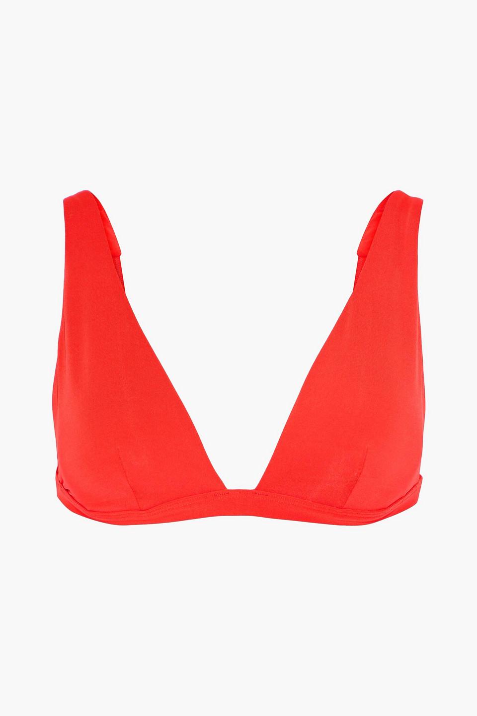 Jets Australia By Jessika Allen Woman Triangle Bikini Top Tomato Red Size 14