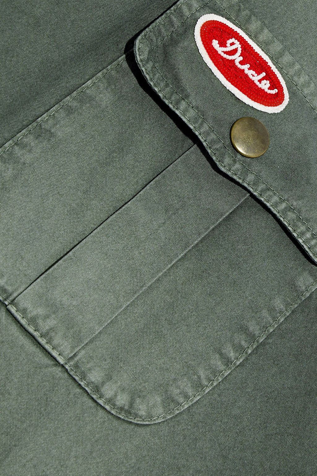 MR & MRS ITALY Embellished belted cotton-canvas jacket