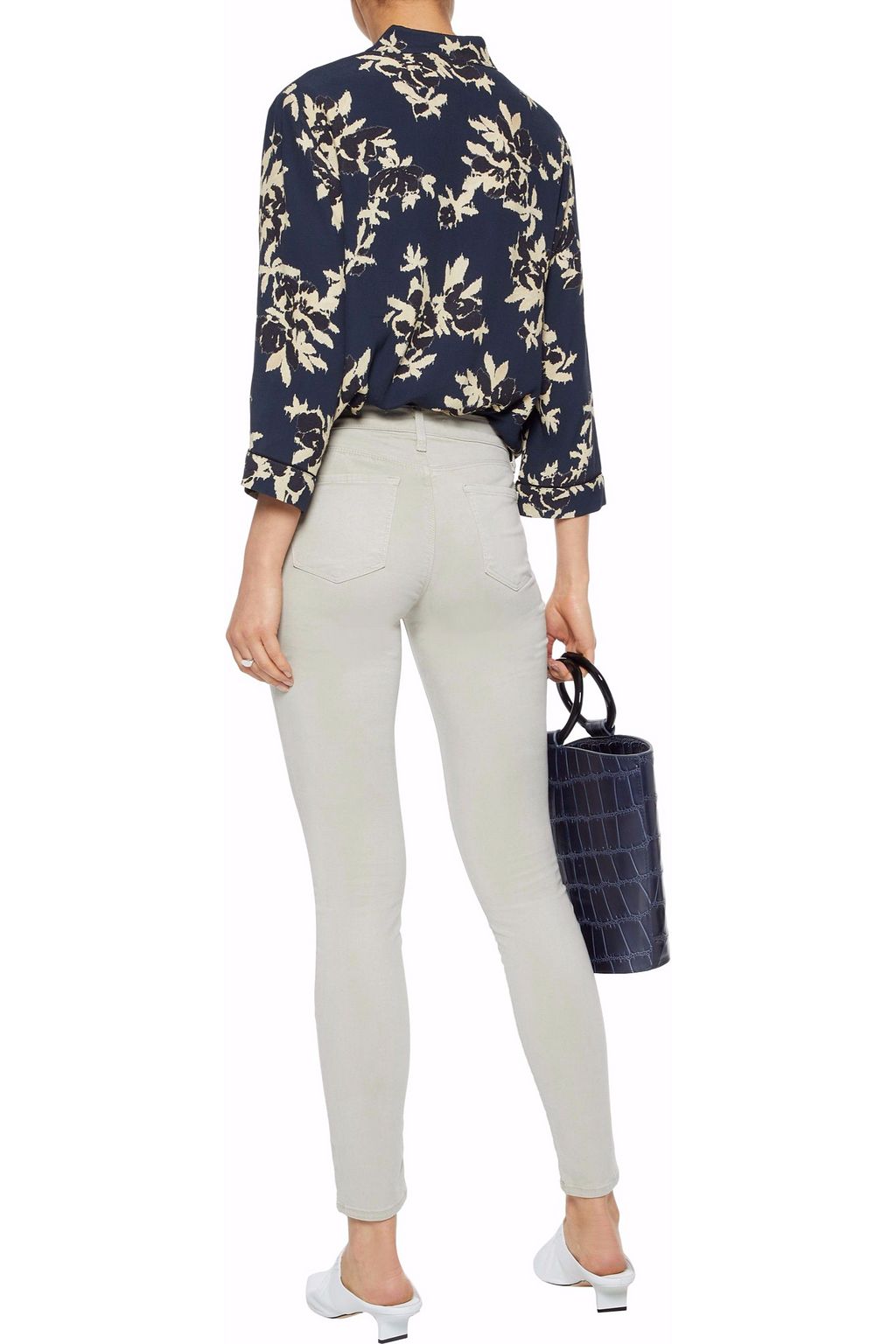 J BRAND Mid-rise skinny jeans