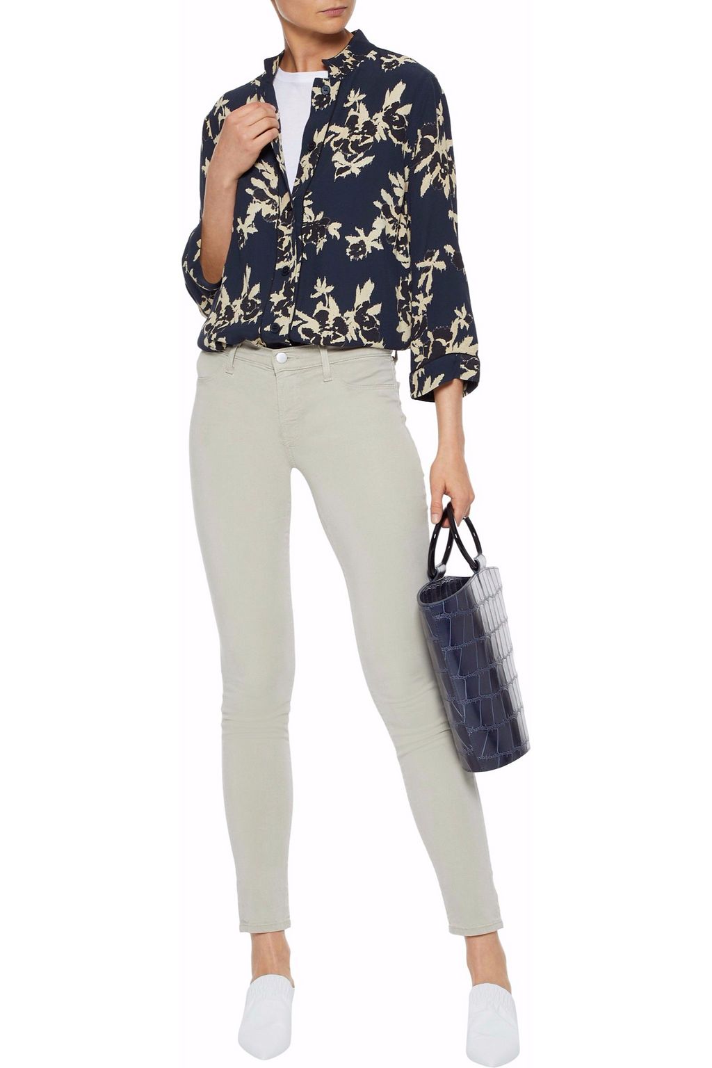 J BRAND Mid-rise skinny jeans