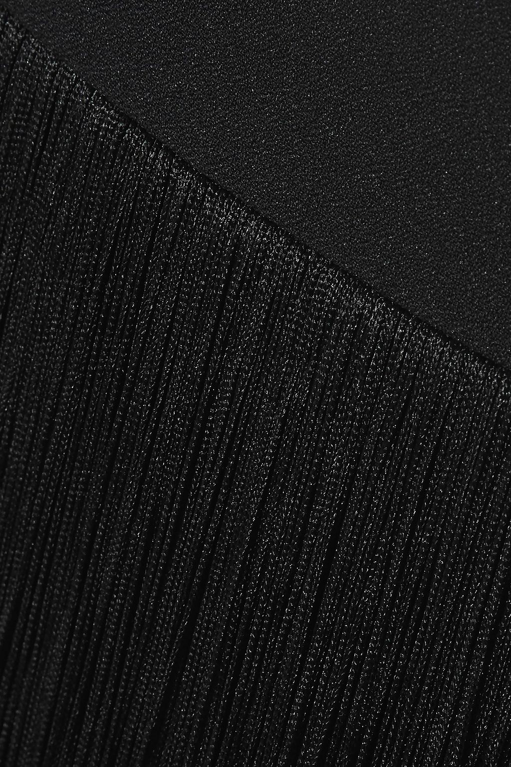 MICHAEL KORS COLLECTION Tiered fringed crepe skirt