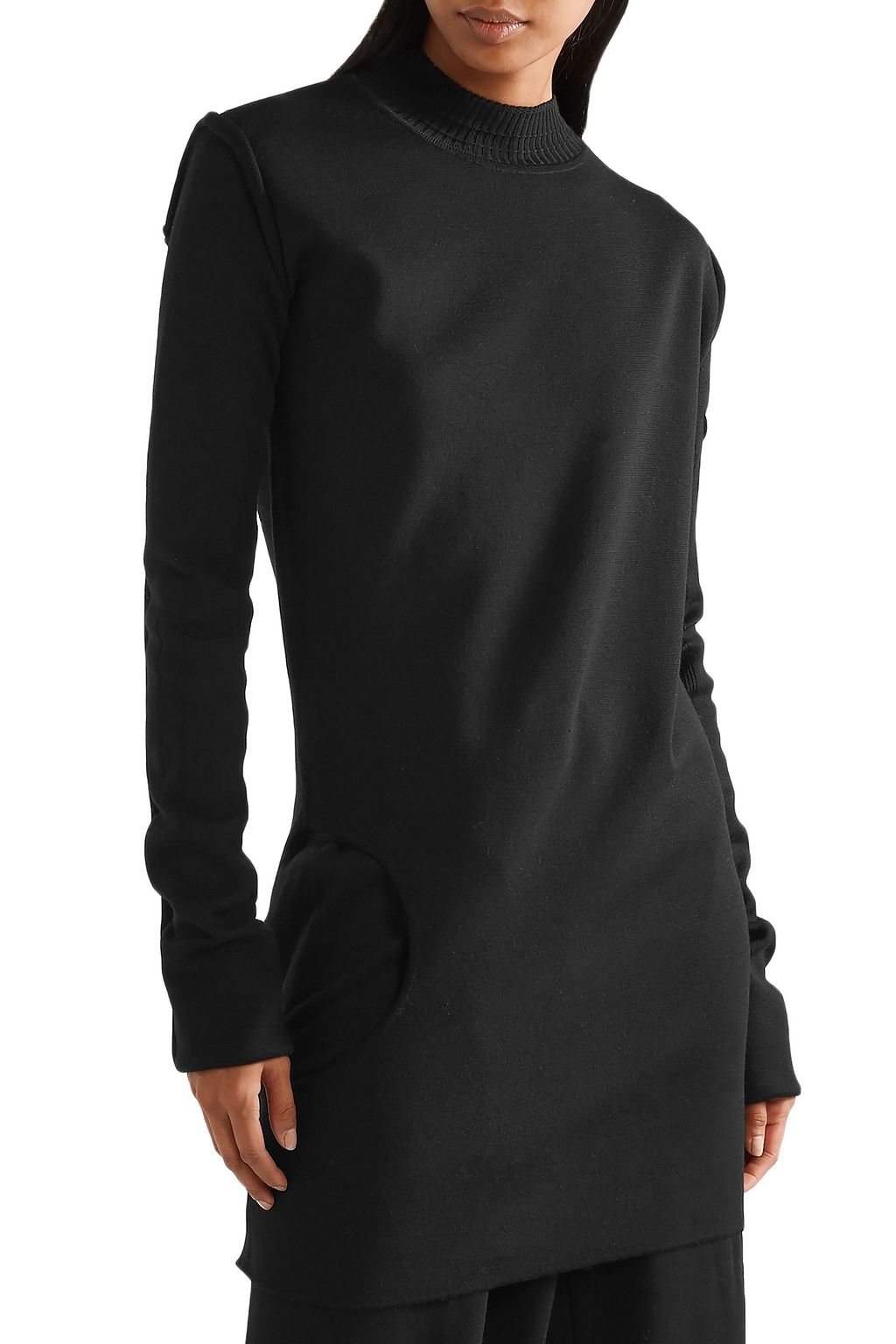 RICK OWENS Convertible cutout wool sweater