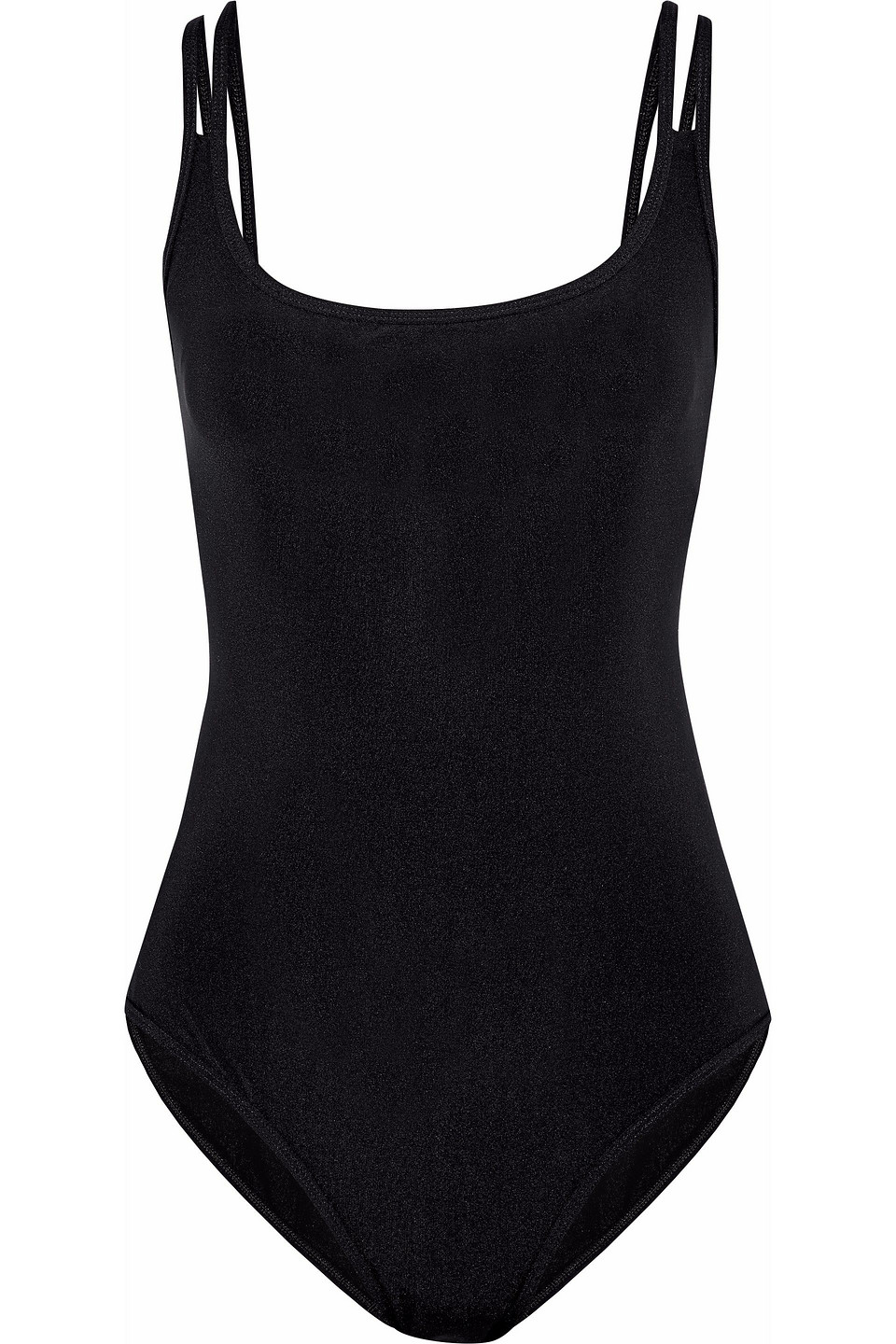 Jets Australia By Jessika Allen Woman Double Strap Swimsuit Black Size 10