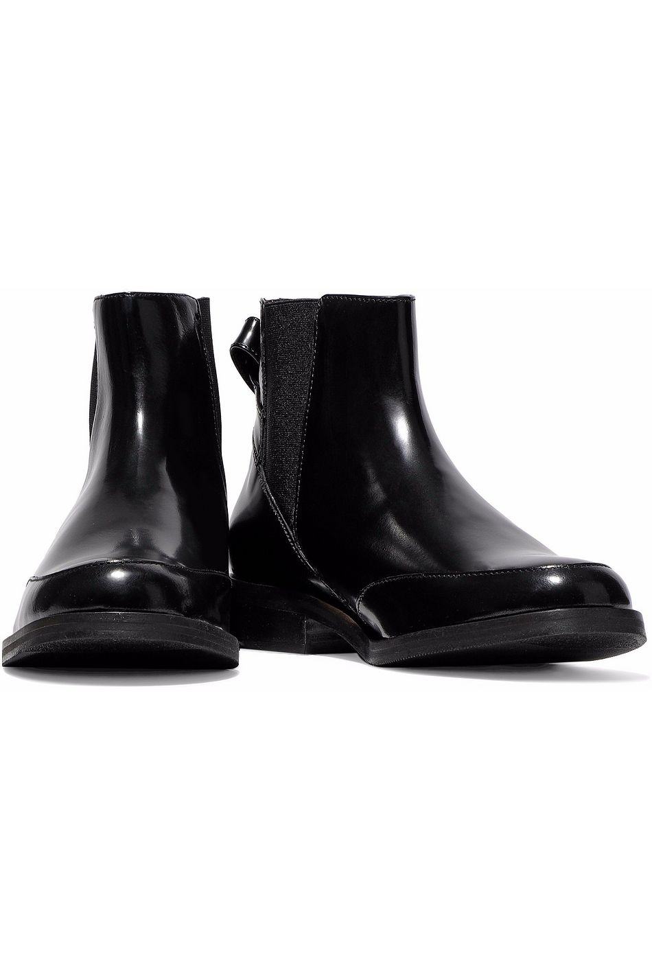 ganni violet ankle boots