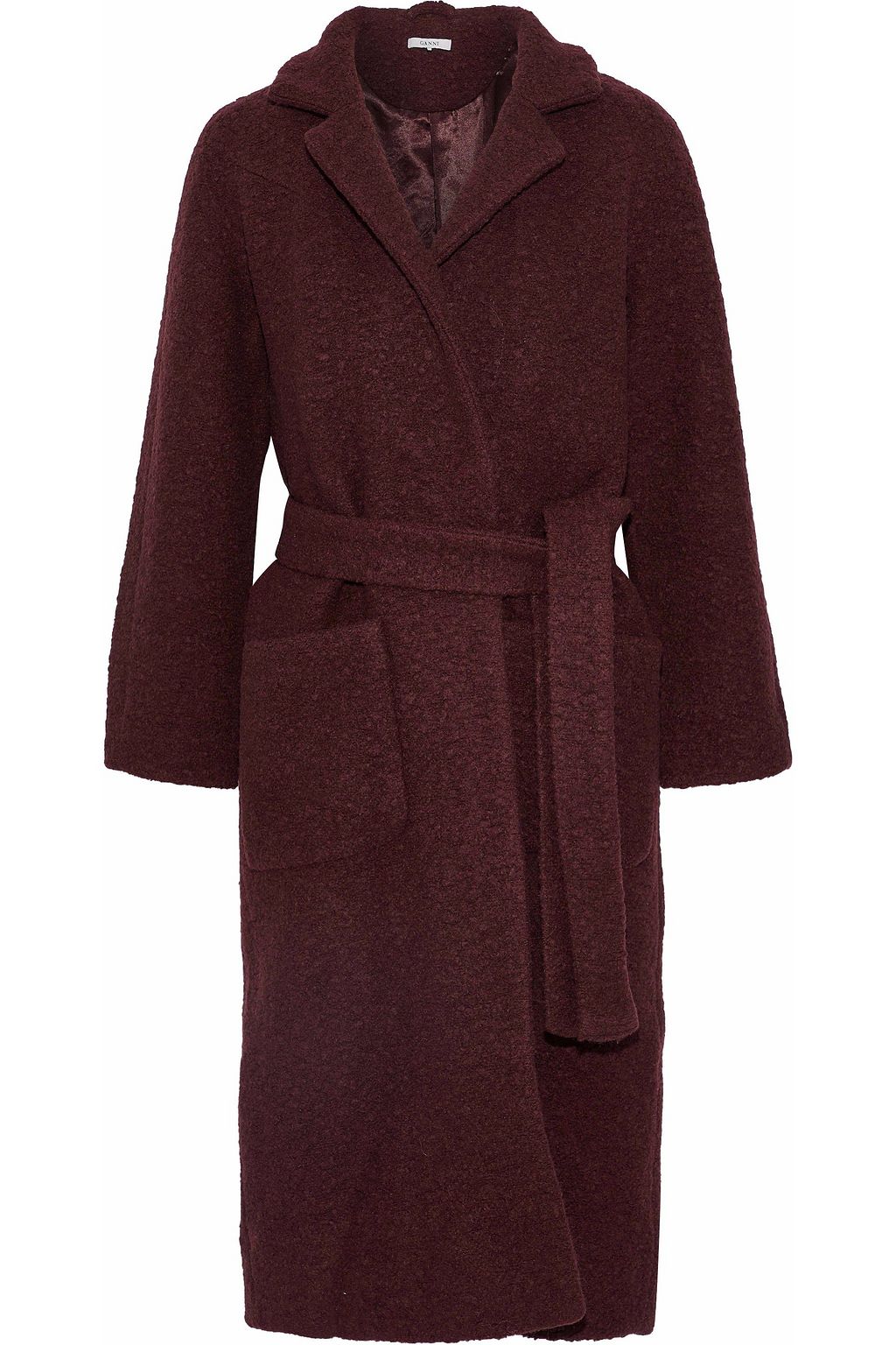 ganni fenn long coat