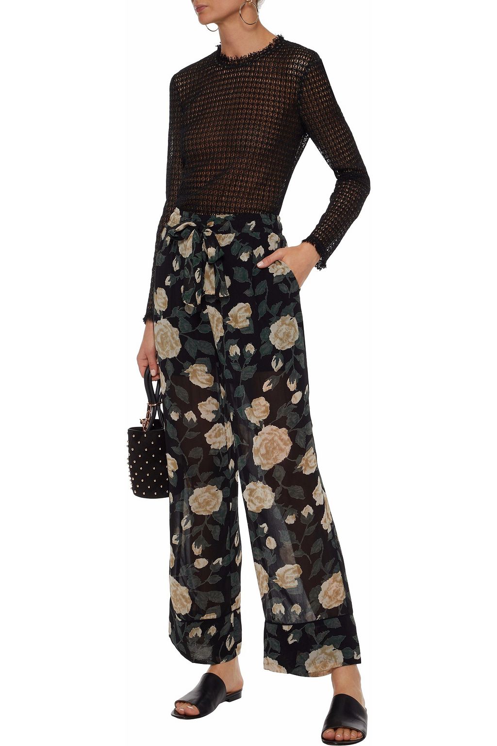 Ganni Carlton Georgette Clearance, 56 