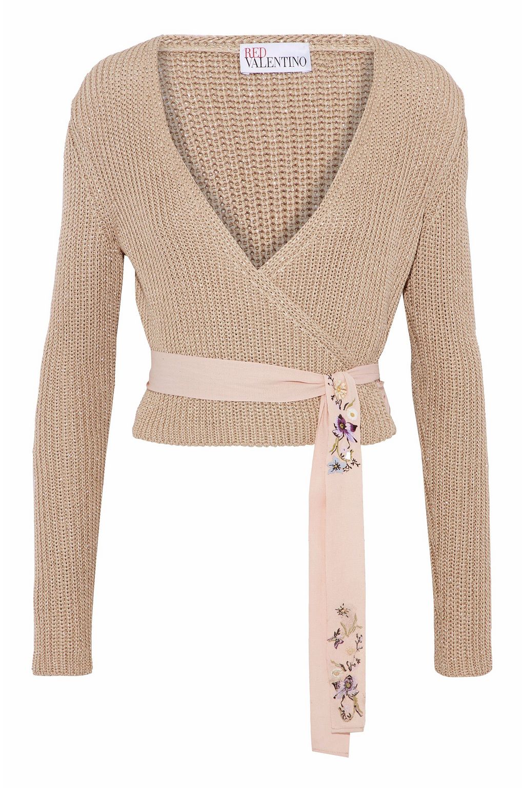 tan wrap sweater
