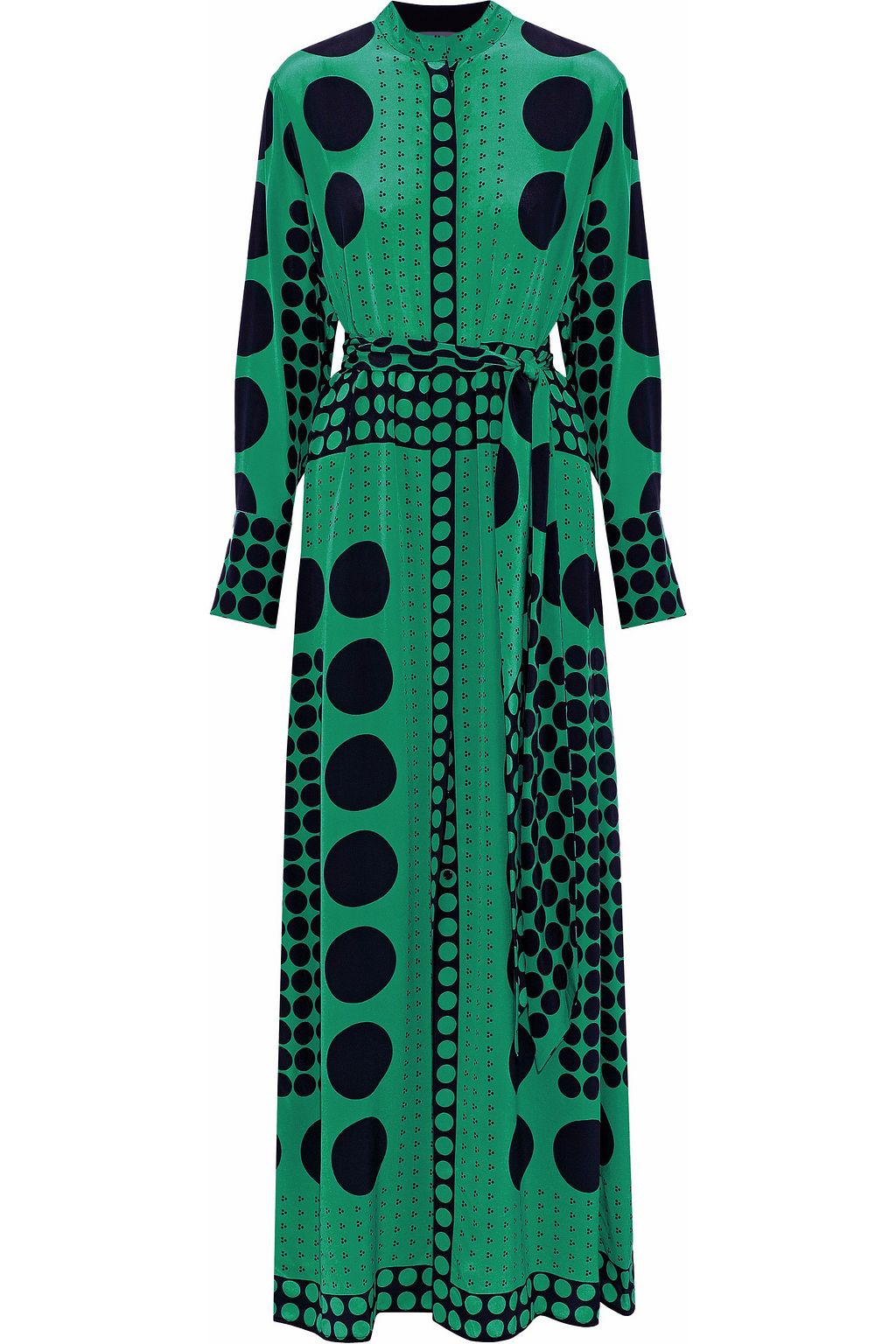 diane von furstenberg silk shirt dress