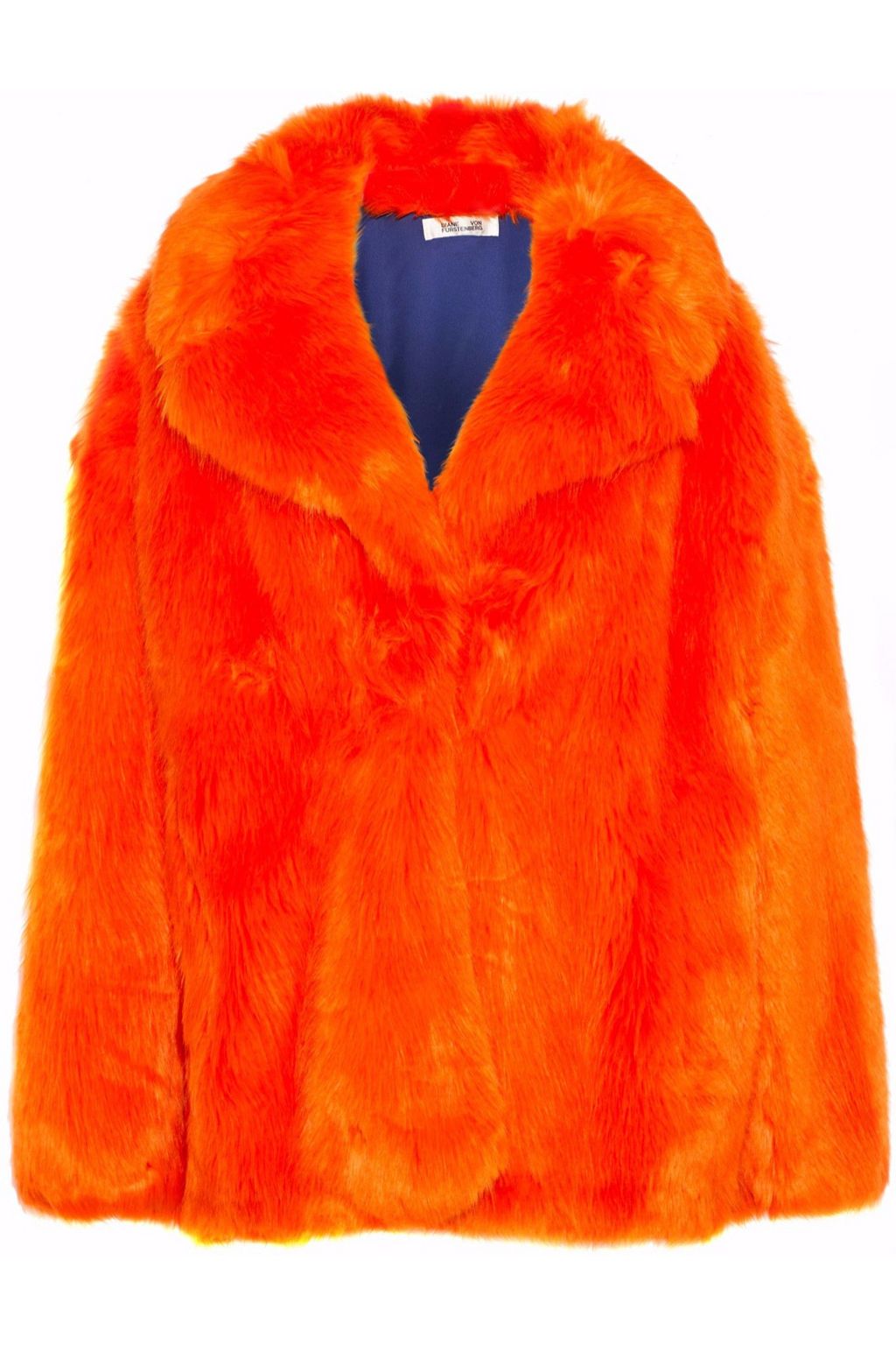 fluffy orange jacket